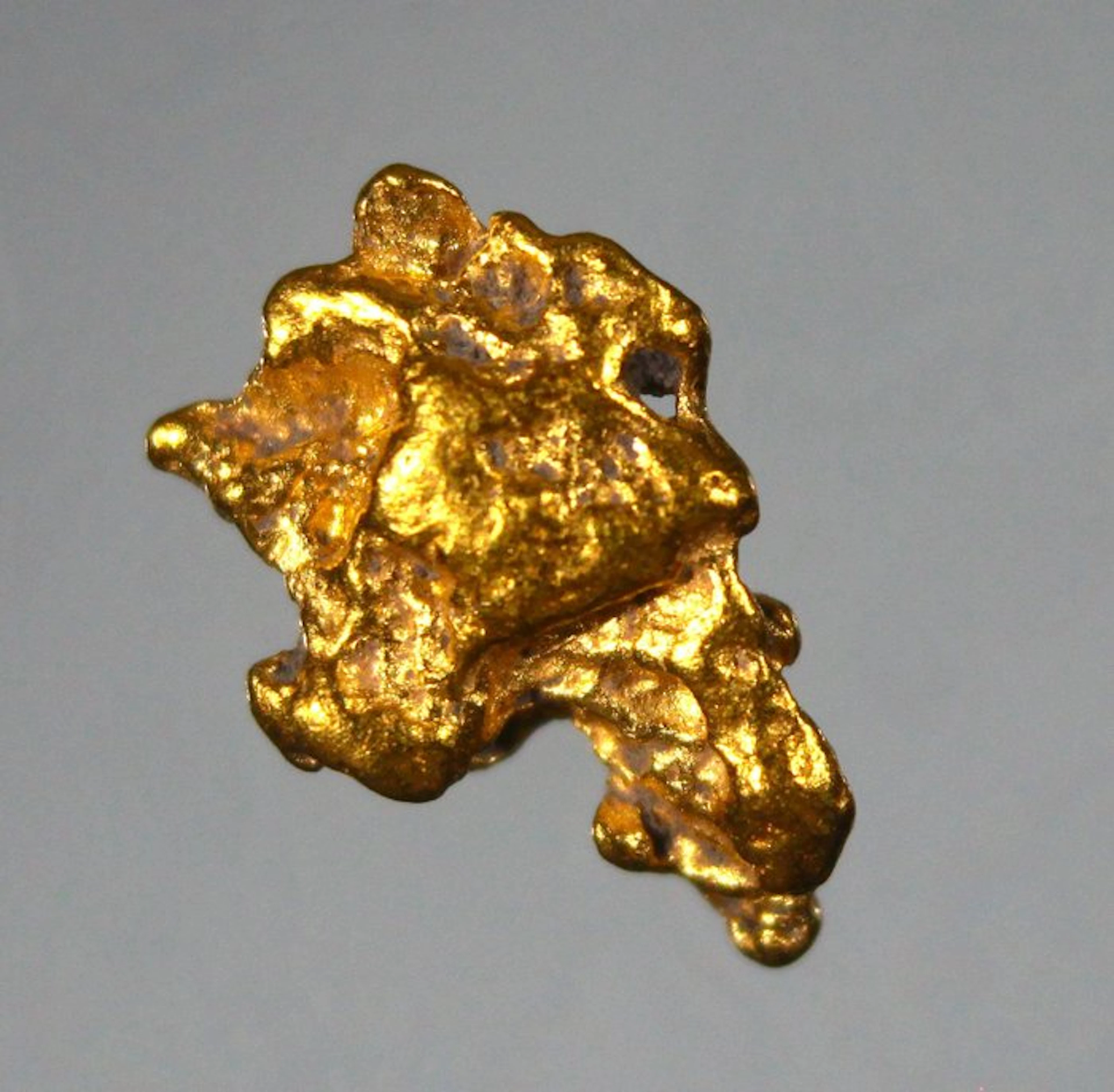 Gold Pepita Australia - Height: 10 mm - Width: 5 mm- 0.78 g