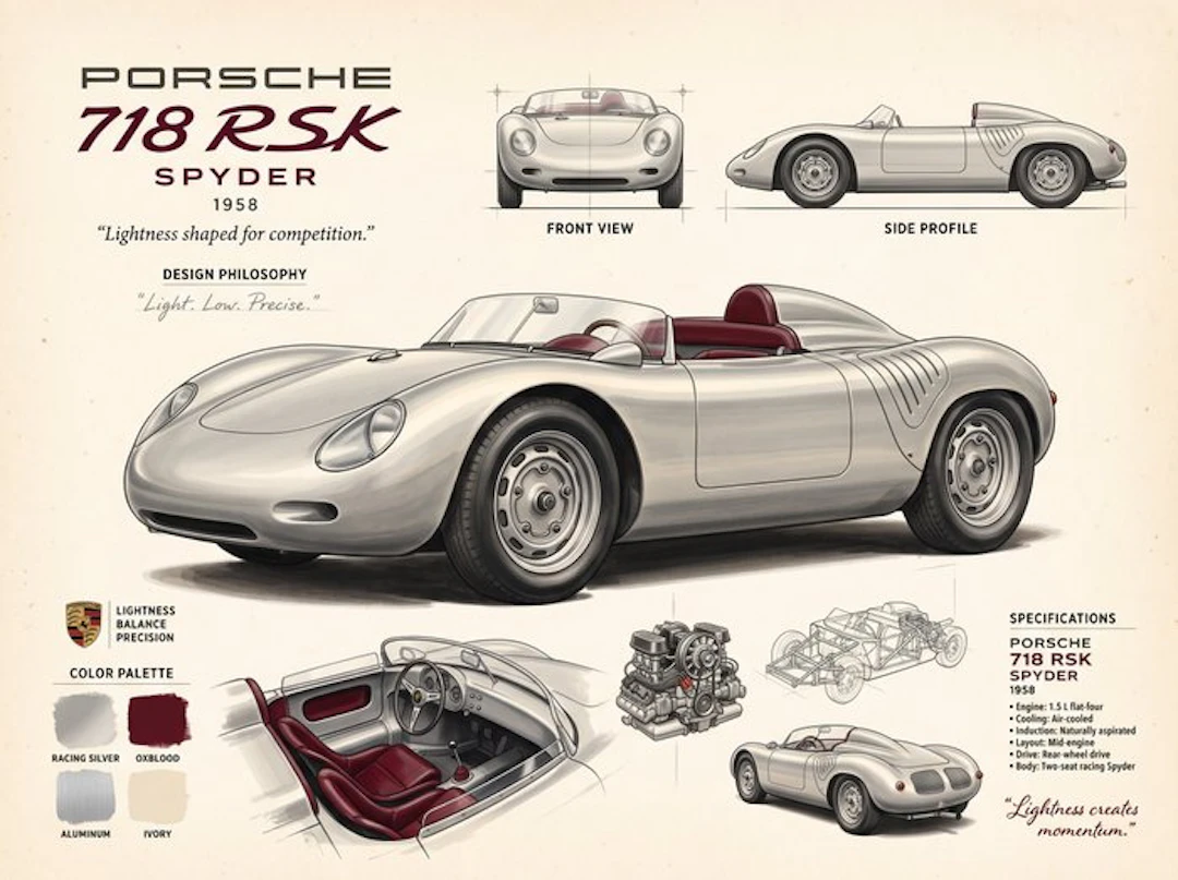 Shmidt.Art - Porsche - Porsche 718 RSK Spyder - 2020s