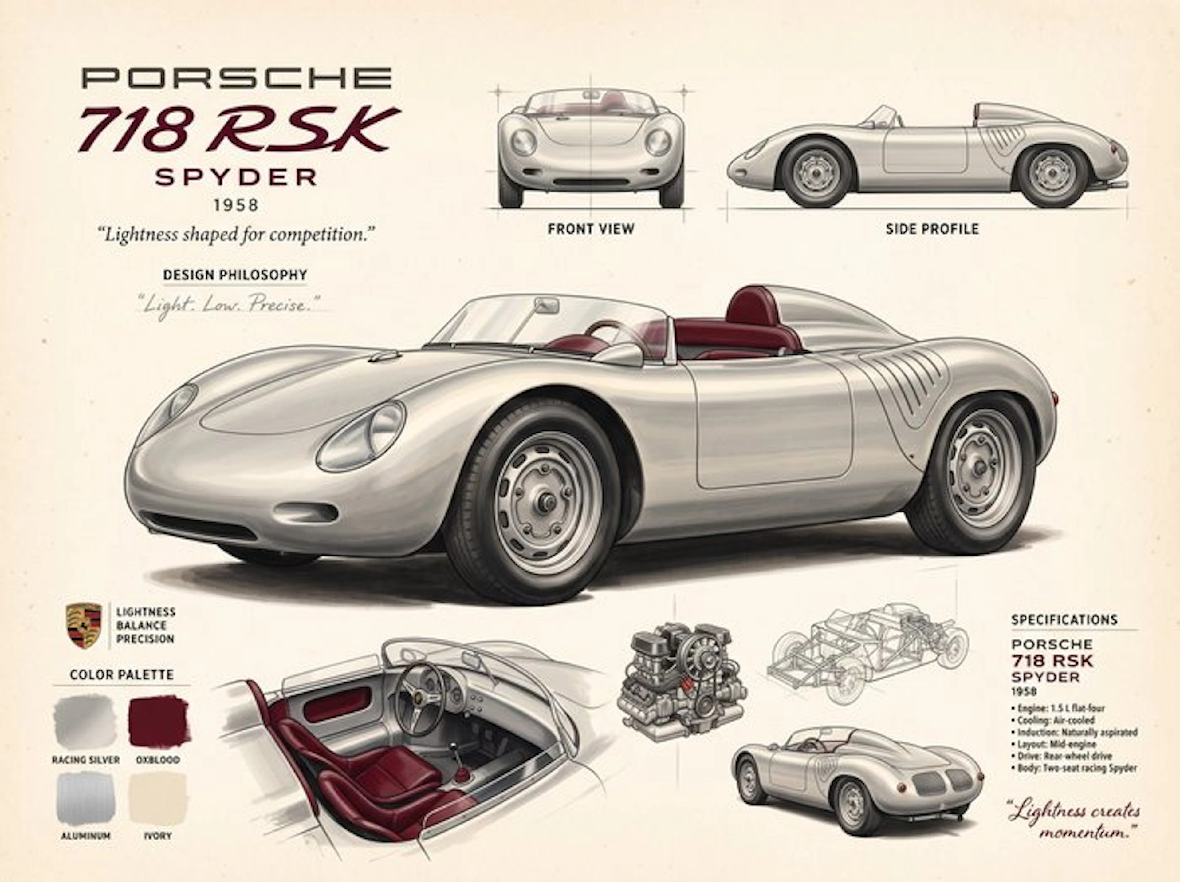 Shmidt.Art - Porsche - Porsche 718 RSK Spyder - 2020s