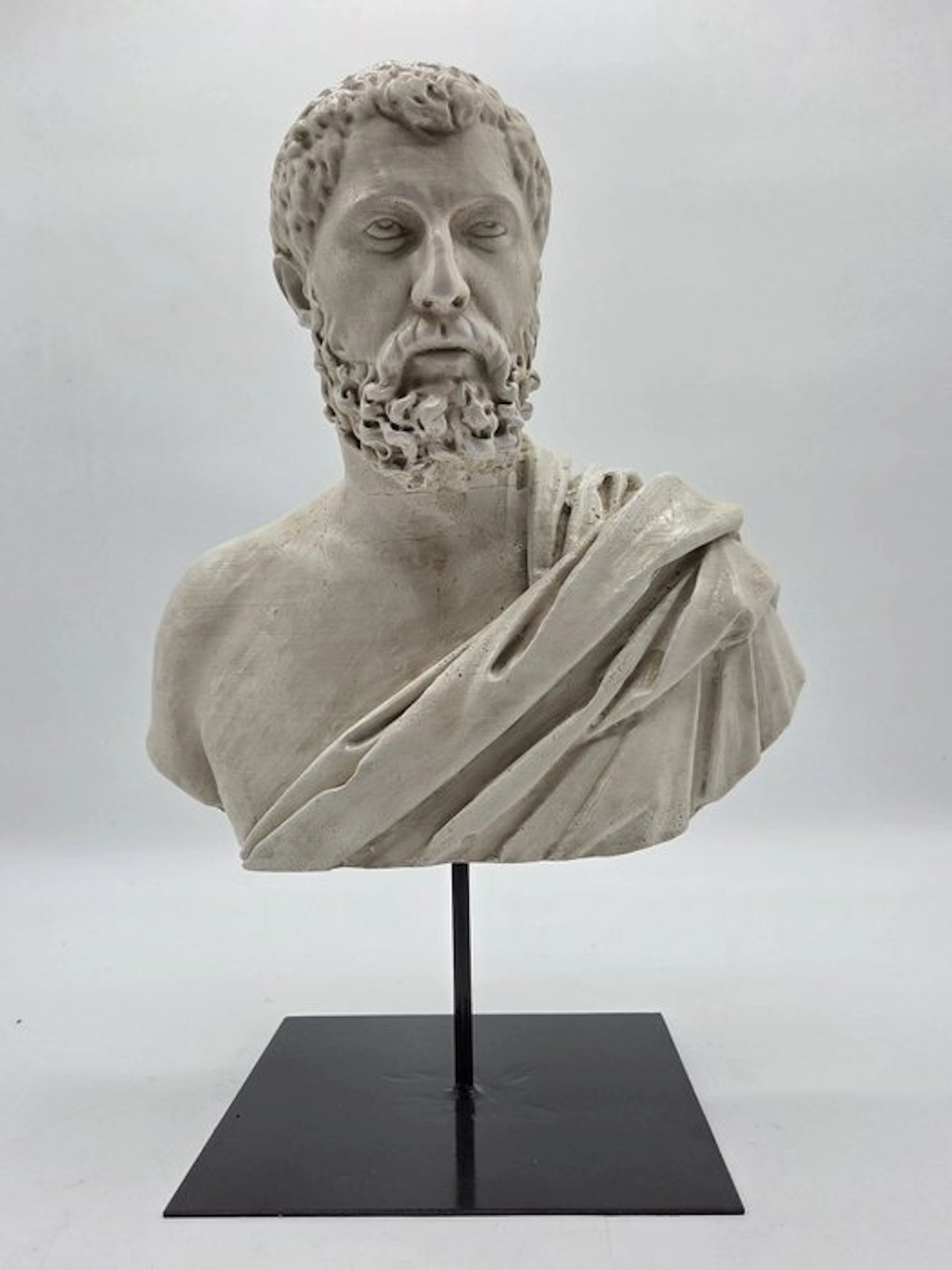 Sculpture, Busto di Publio Elvio Pertinace - 42 cm - marble powder