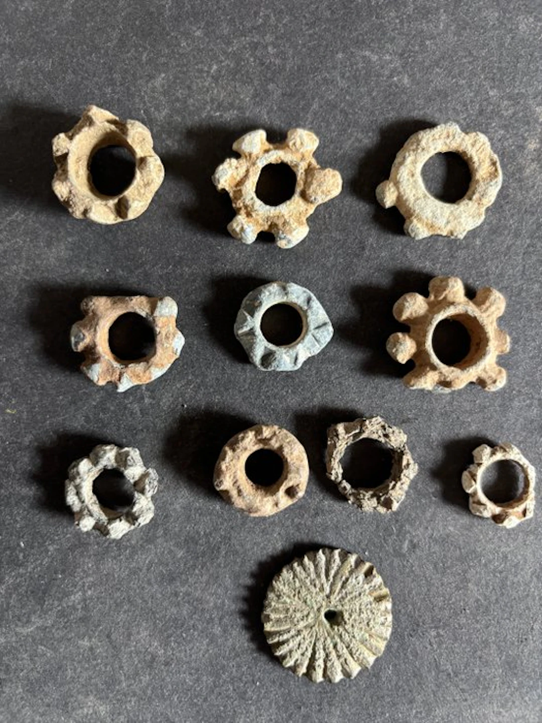Celtic Lead Fusaioles (spindle dumplings) (No reserve price)