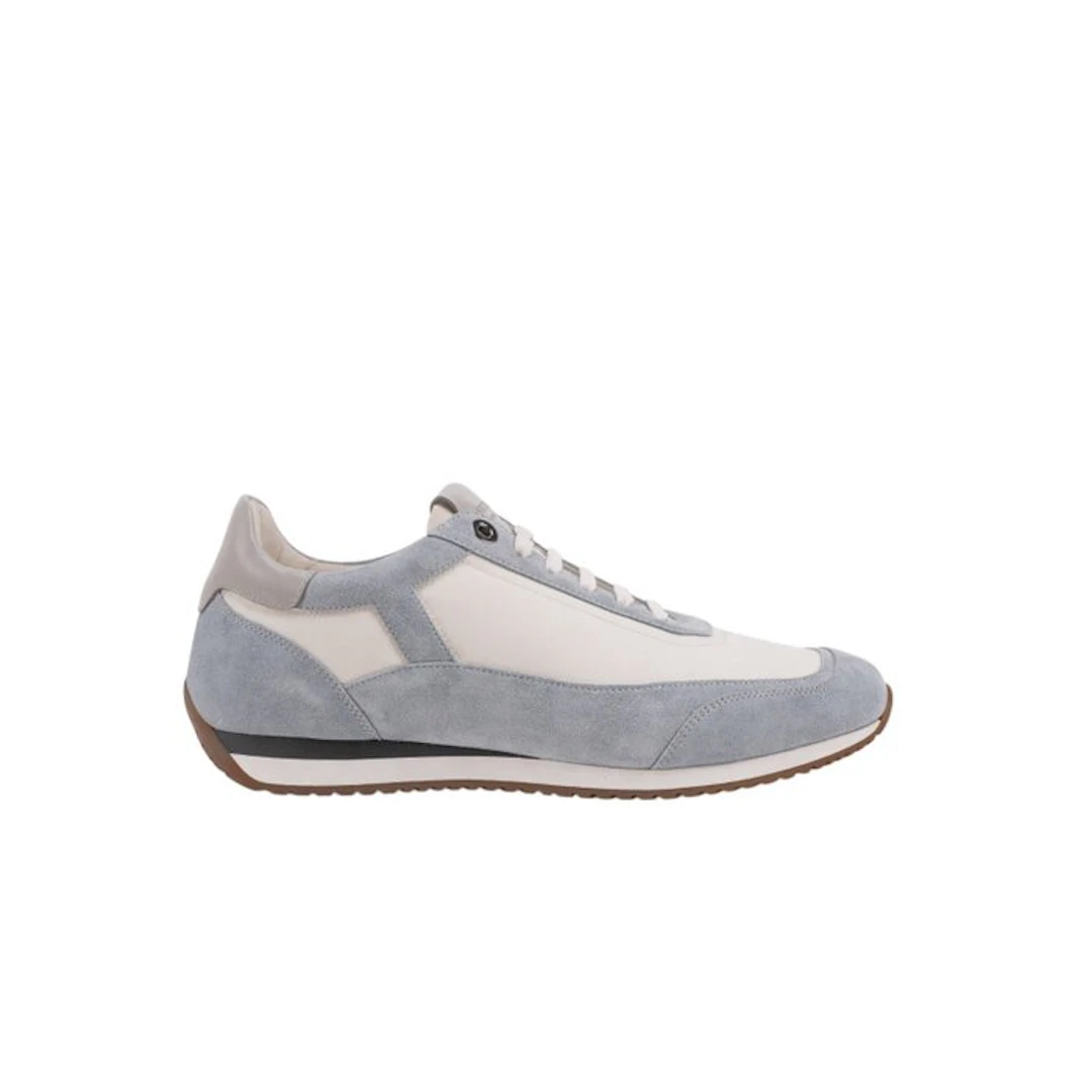 TESTONI - 8 UK - 42 IT - "Modena" Sneaker Eco-Nylon Suede...
