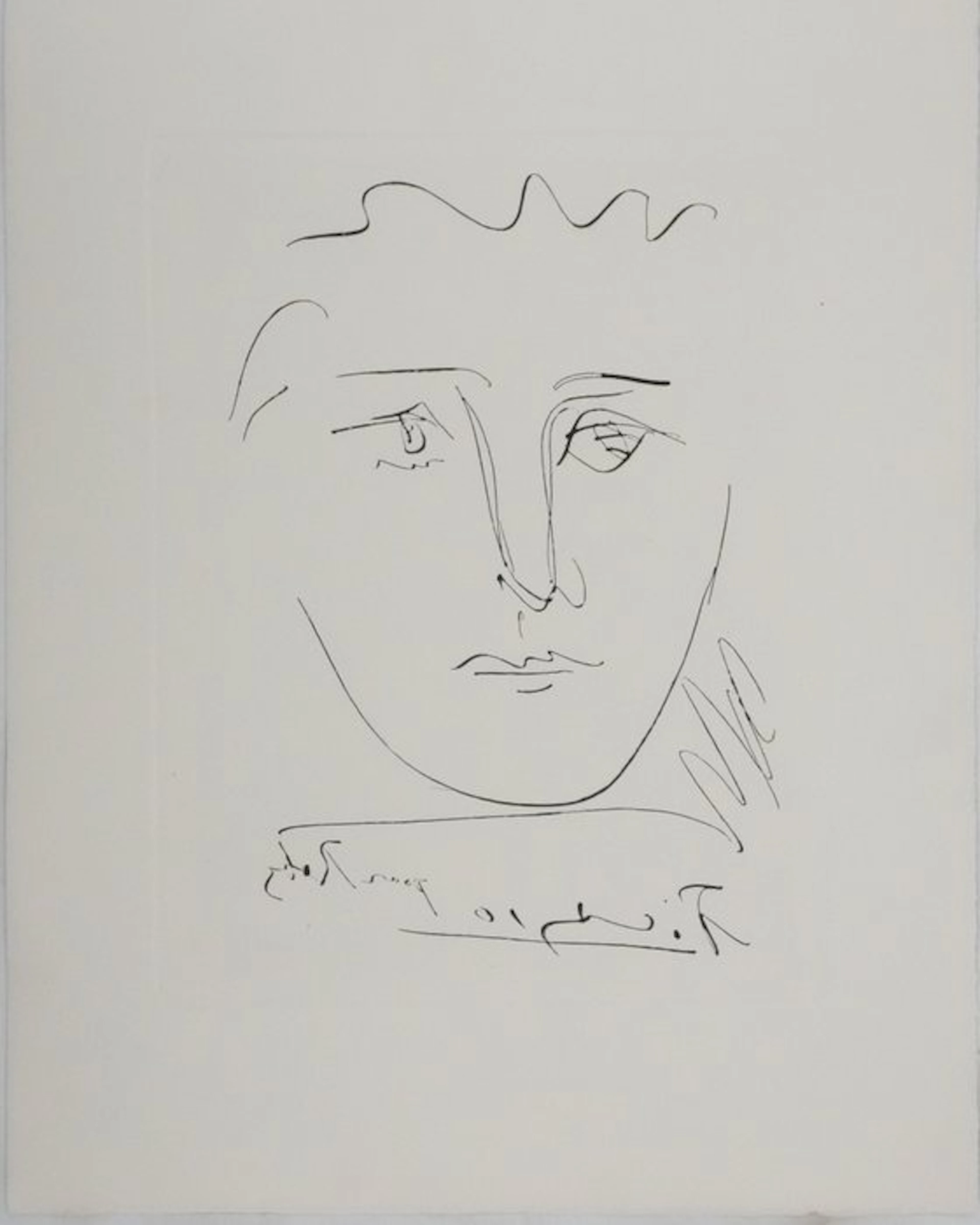 Pablo Picasso (1881-1973) - Visage pour Roby