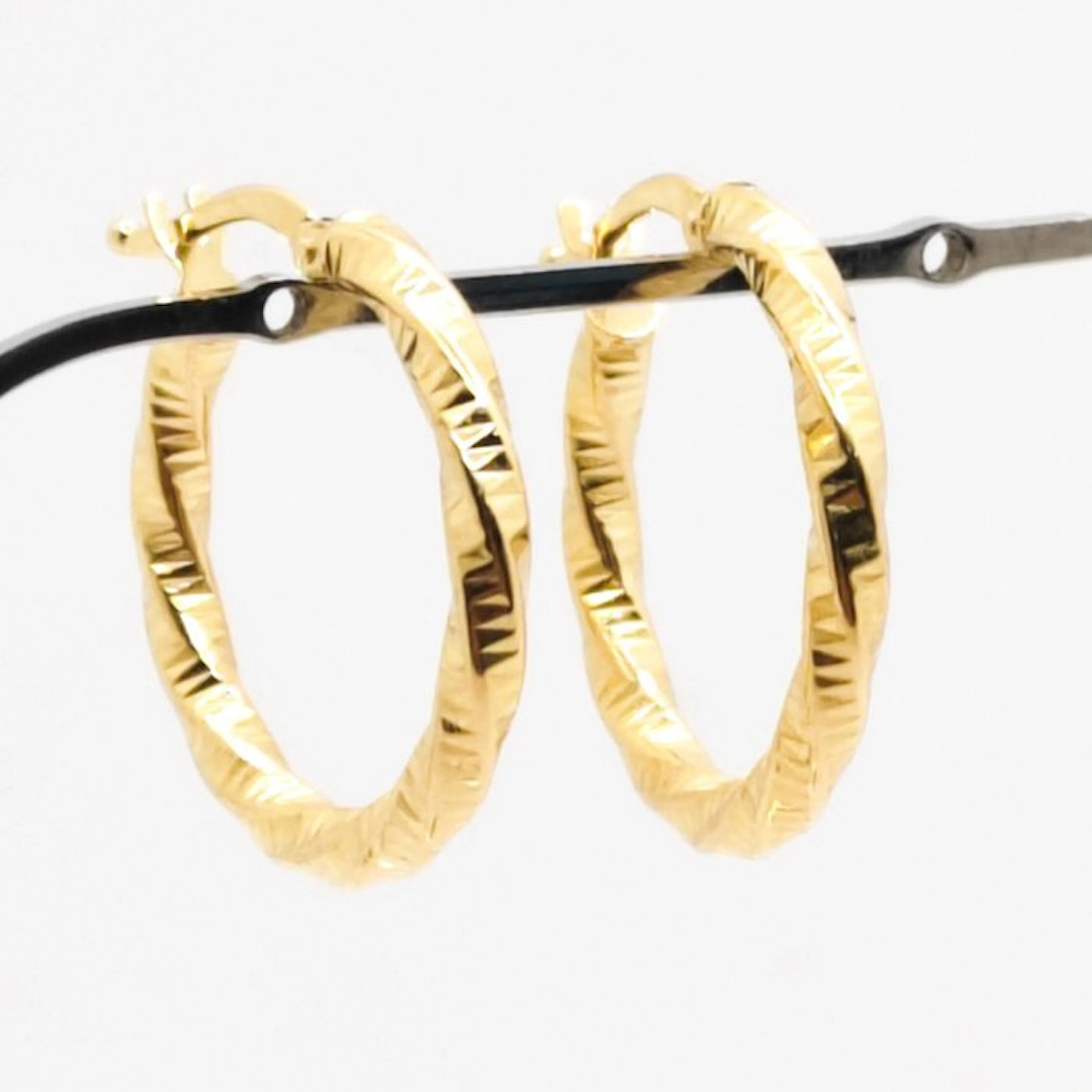 No reserve price - Earrings - 18 kt. Yellow gold