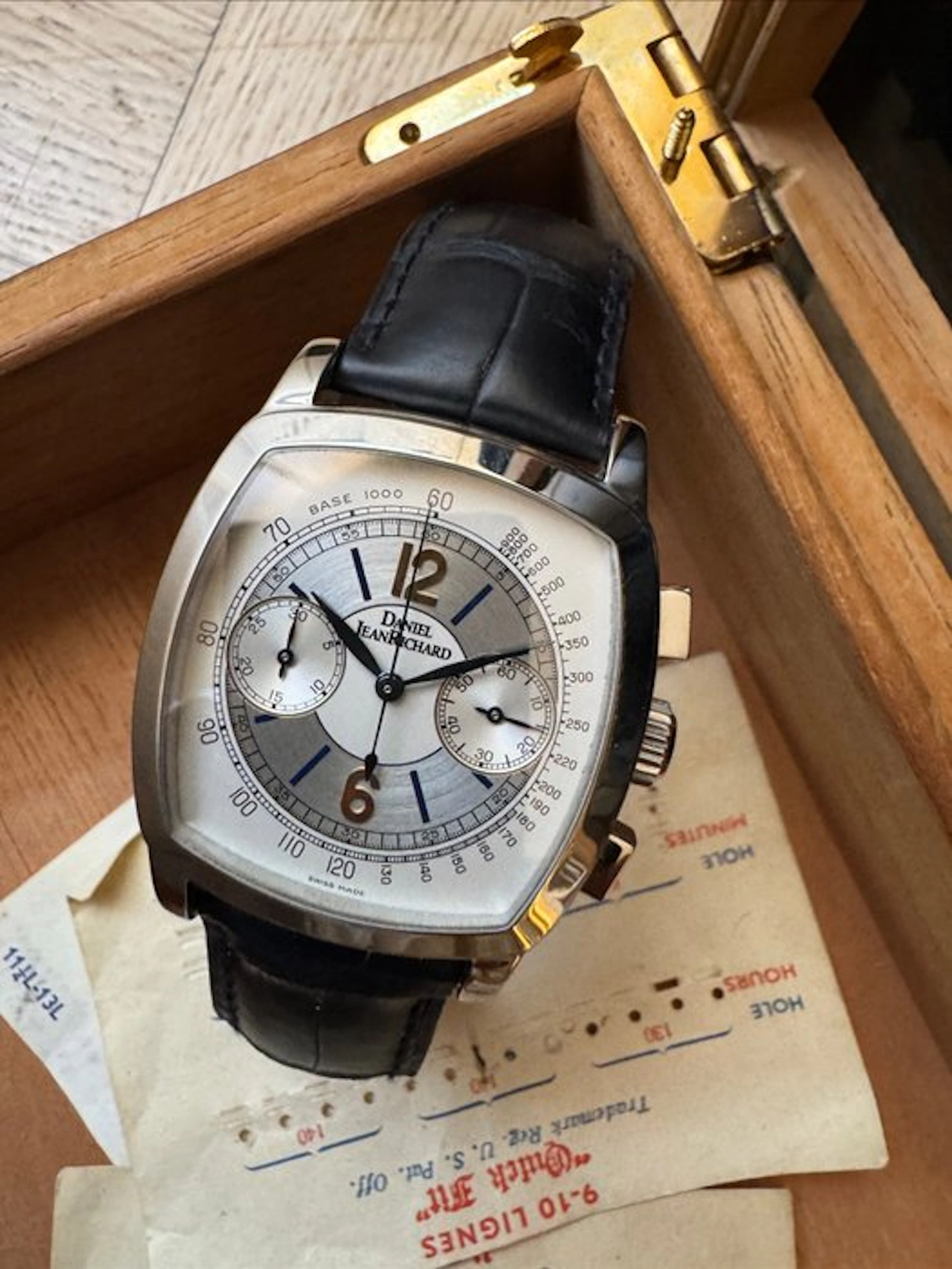 JeanRichard - Grand Tv Screen Chronograph full set - 30016 - Unisex - 2000-2010
