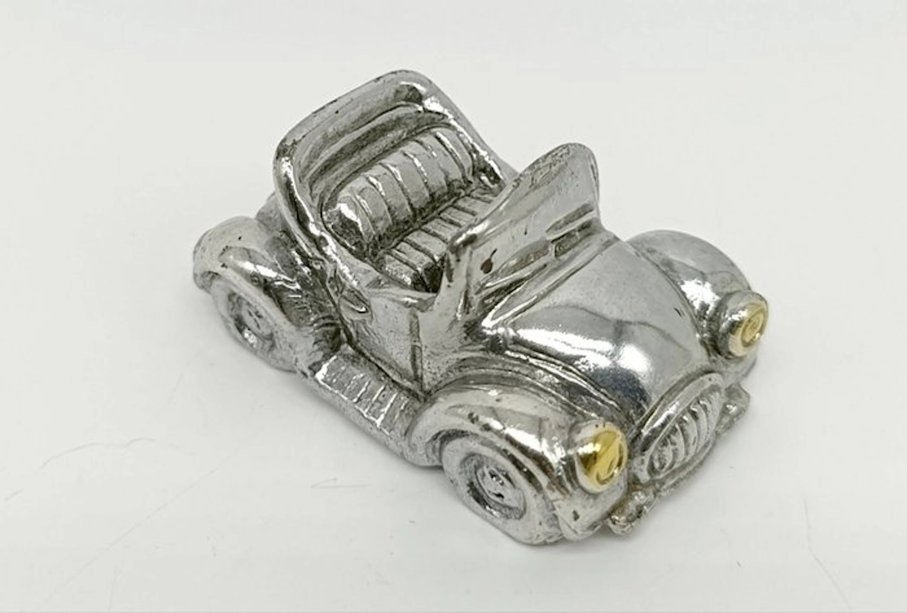 Figure - Cabriolet - .925 silver, Silver-plated