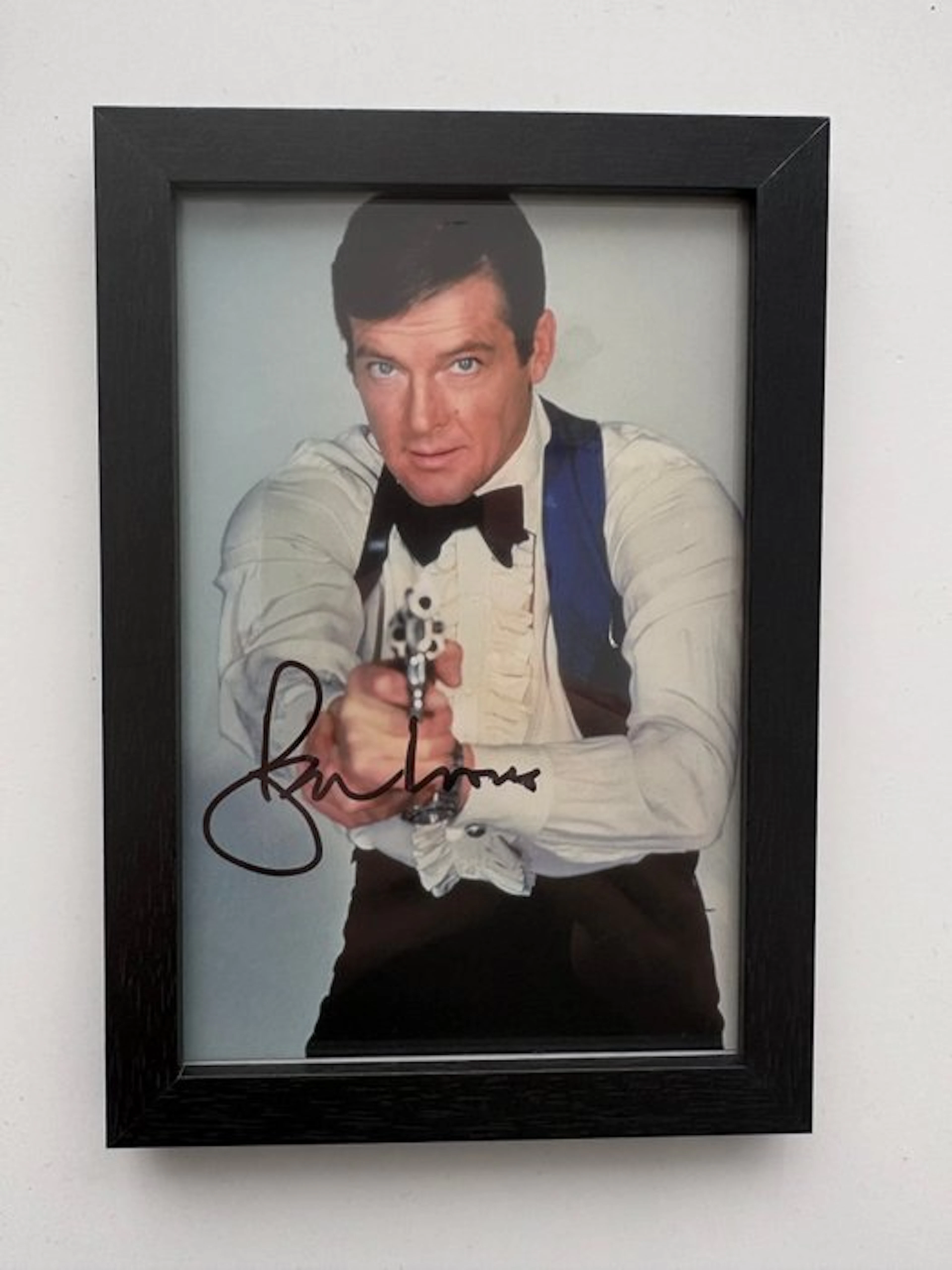 James Bond - Roger Moore as "James Bond" Handsigned...