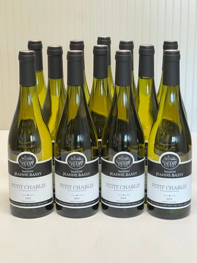 2024 Maison Jeanne Bassy. - Petit Chablis - 12 Bottles (0.75L)