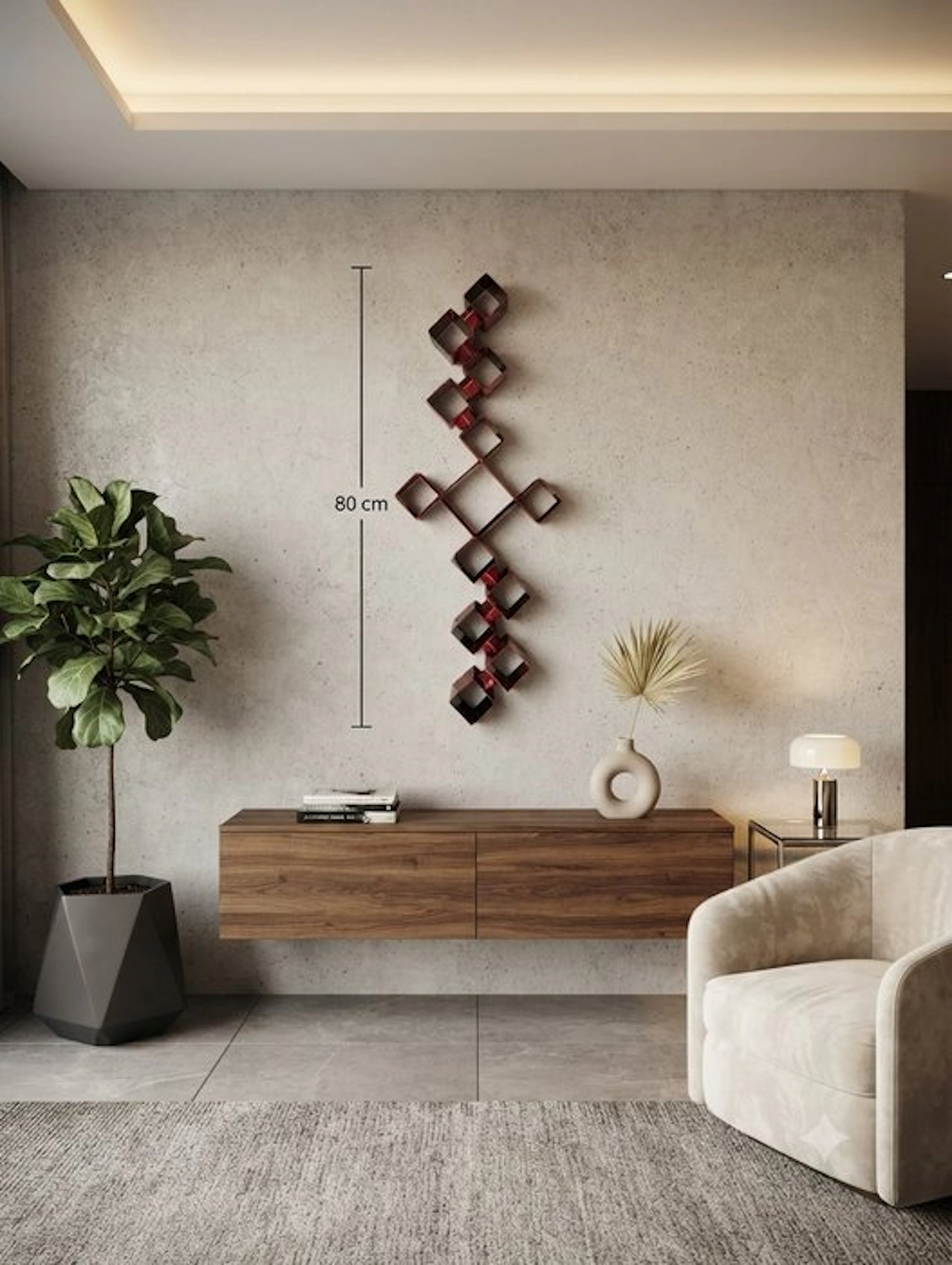 D.B - Wall Sculpture Next Level XL Size No reserve