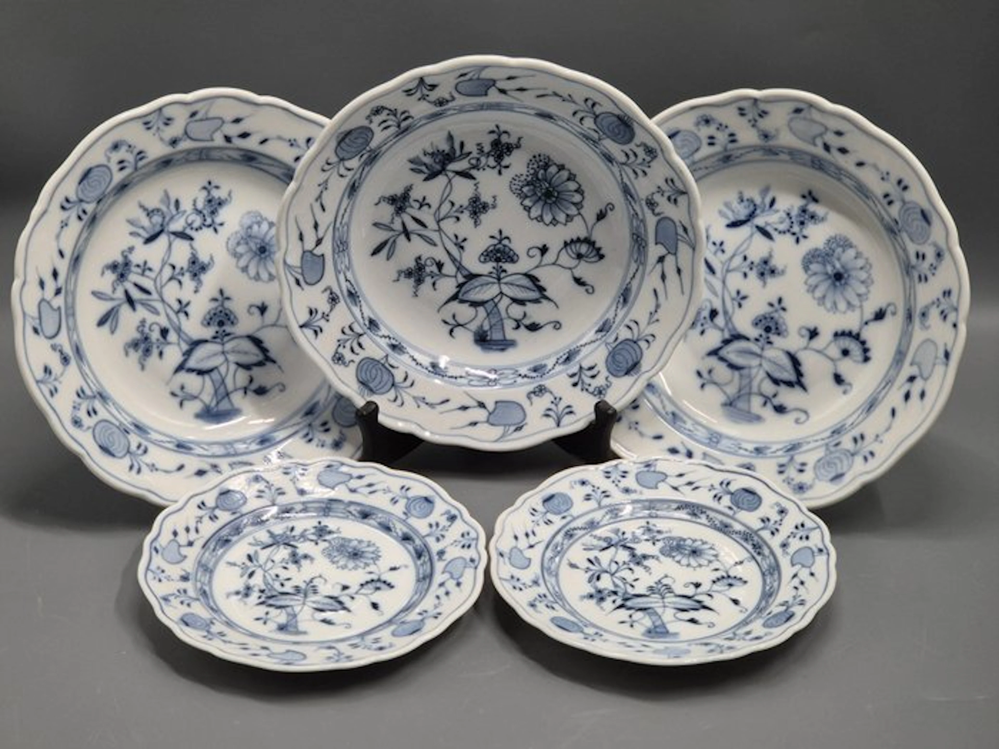 Porzellan Tellerset Zwiebelmuster Ernst Teichert Meissen...
