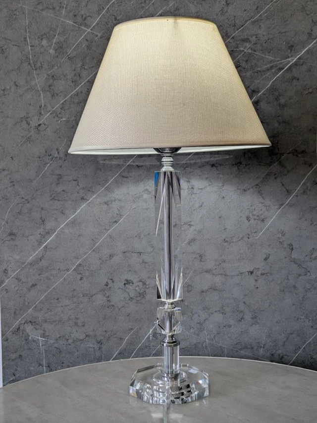 Artelight - Lamp - 31% lead crystal - brass - silver-plated metal