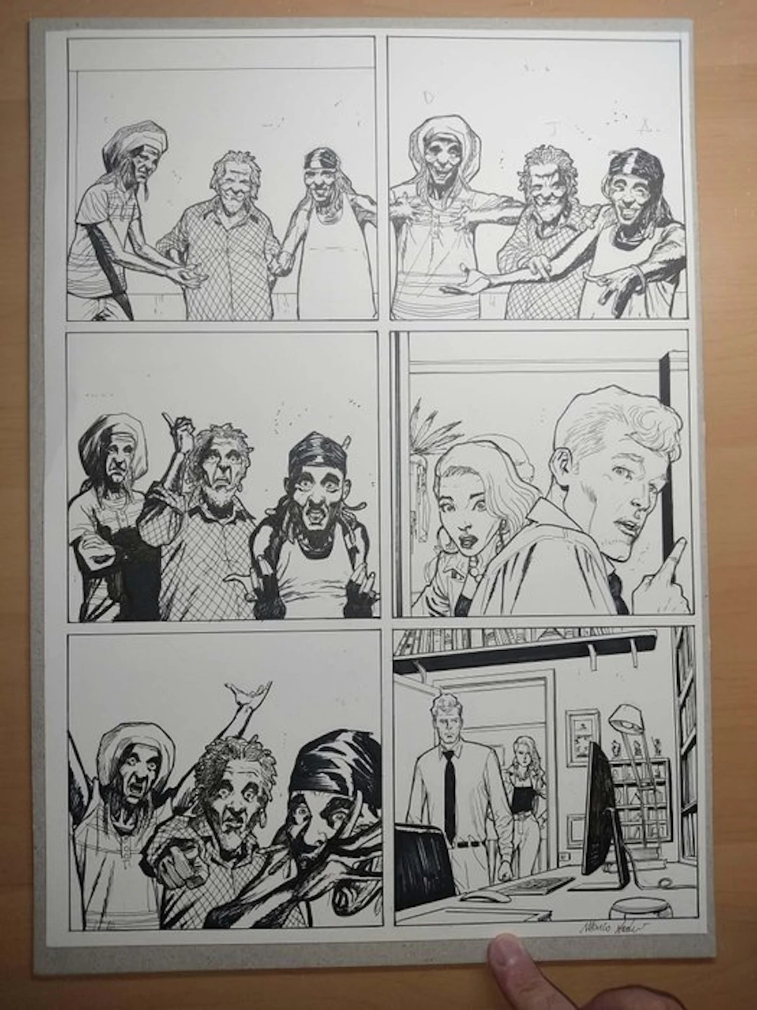 Marco Foderà - 3 Original page - Martin Mystère - "L'arma...