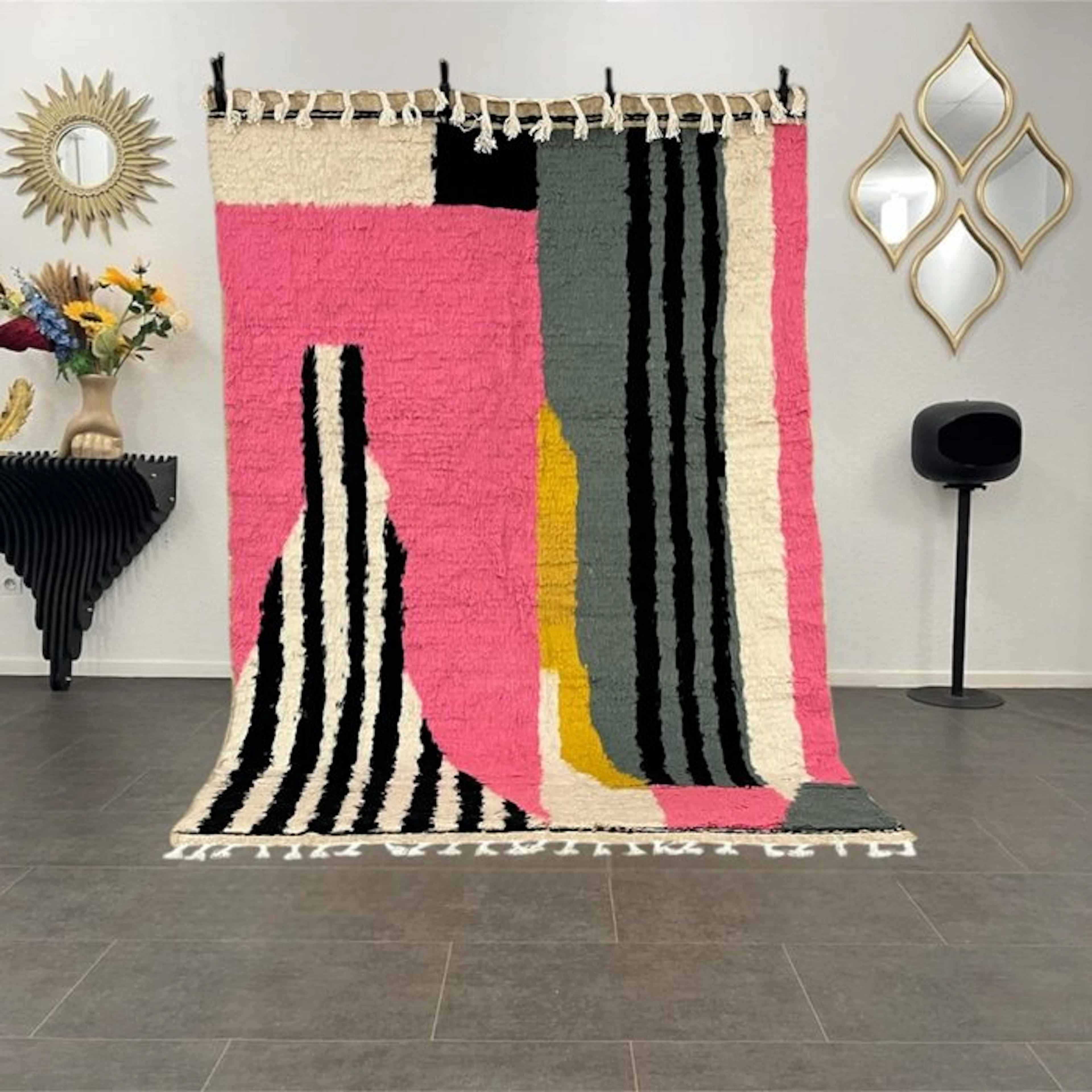 Azilal Berber rug – 100% wool – Handcrafted - Carpet...