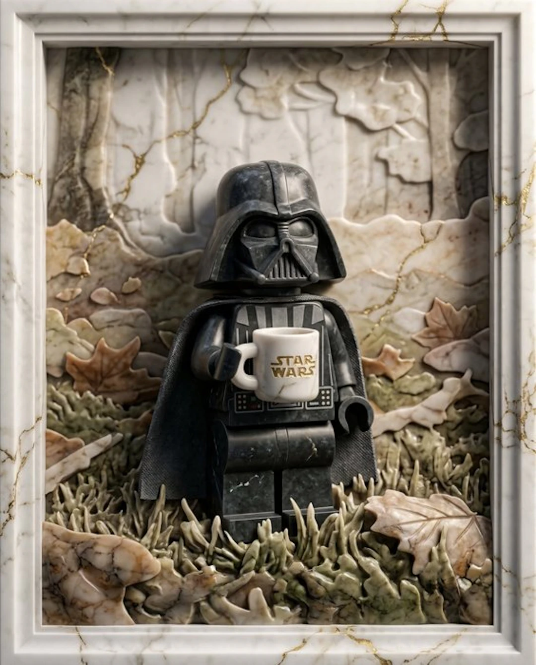 Makayhos - [Canvas] Darth Vader – Coffee Break Odyssey