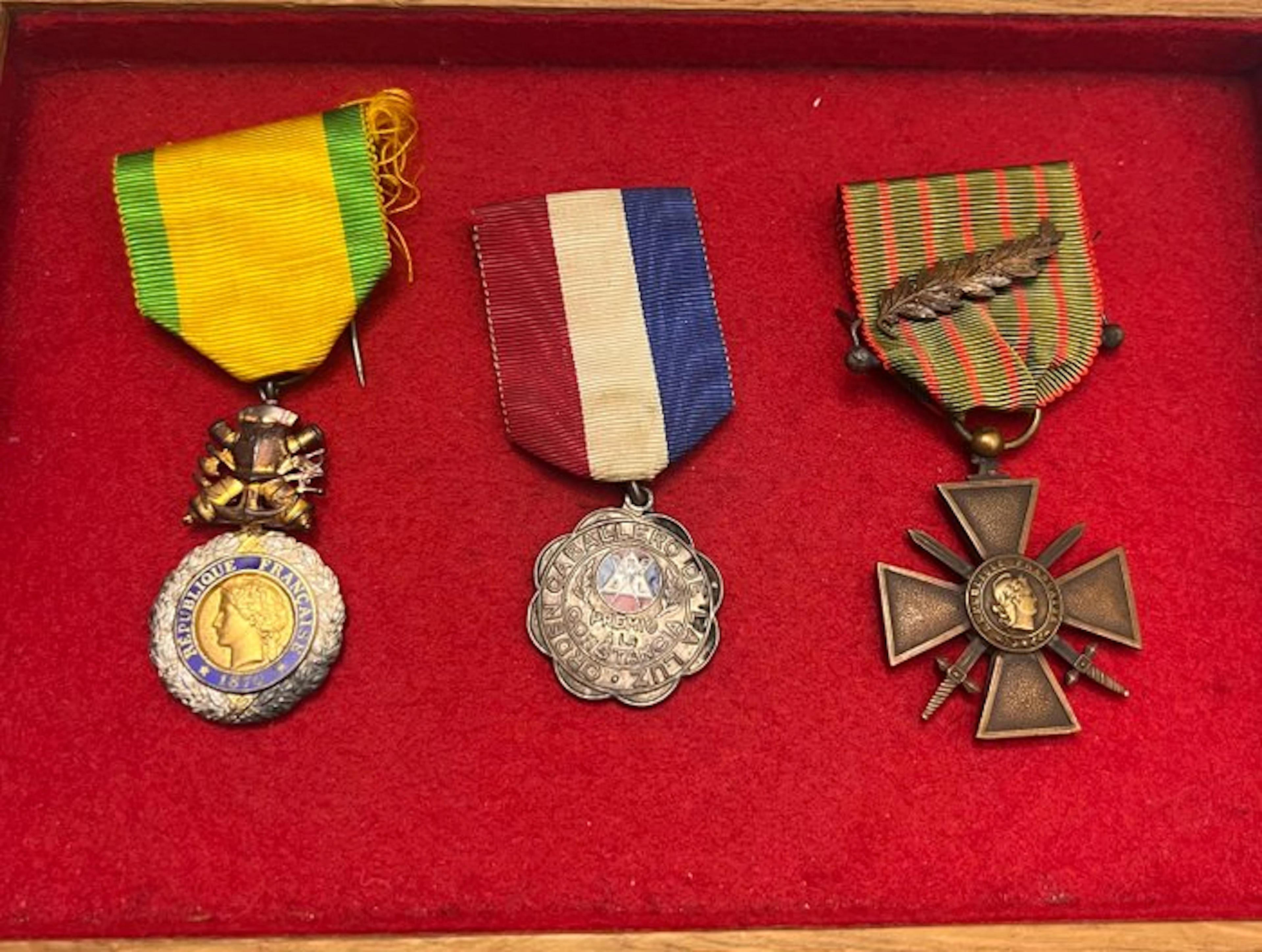France. Medal Lotto di 3 Médaglie militari francesi (No reserve price)