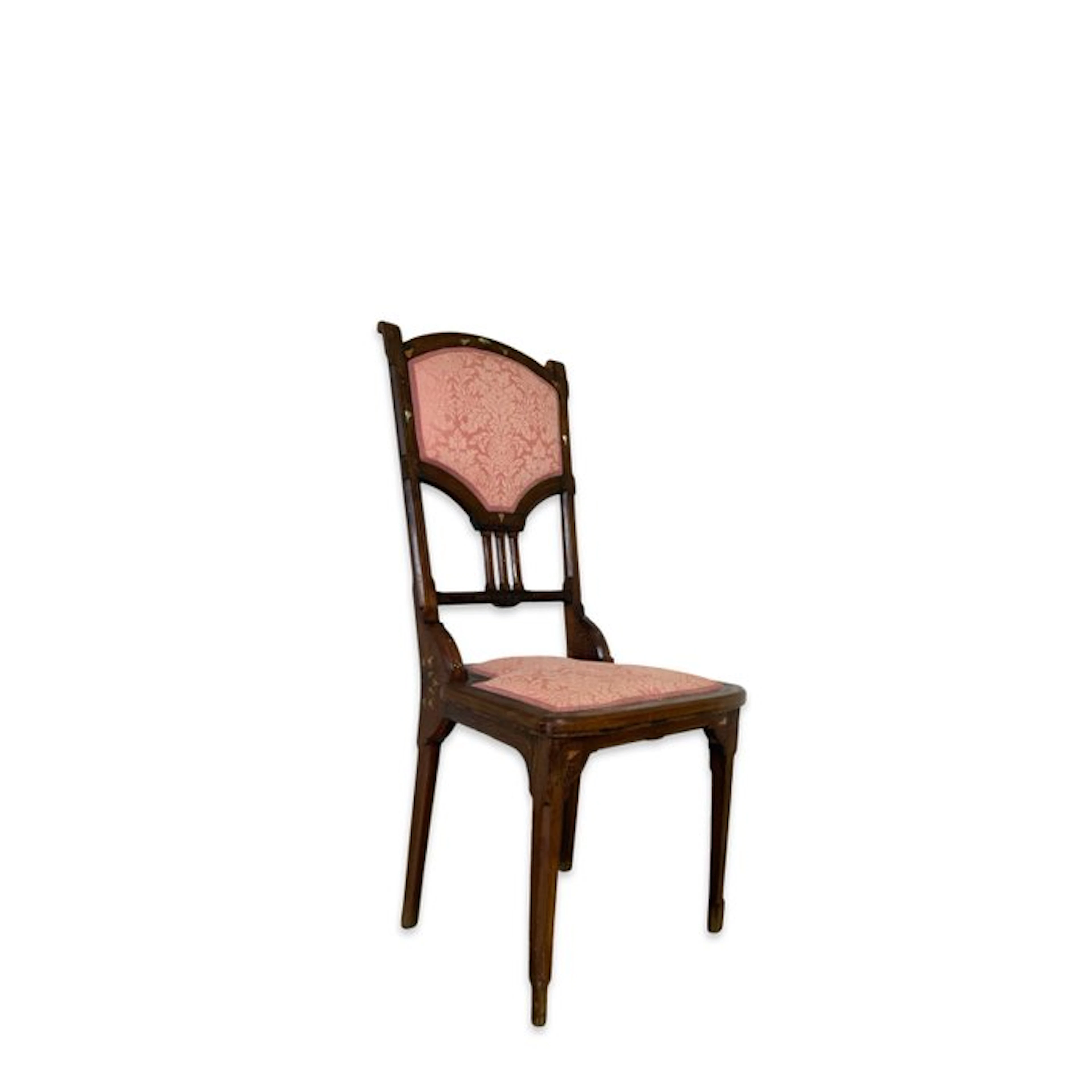 Chair - Walnut, Brass, Copper