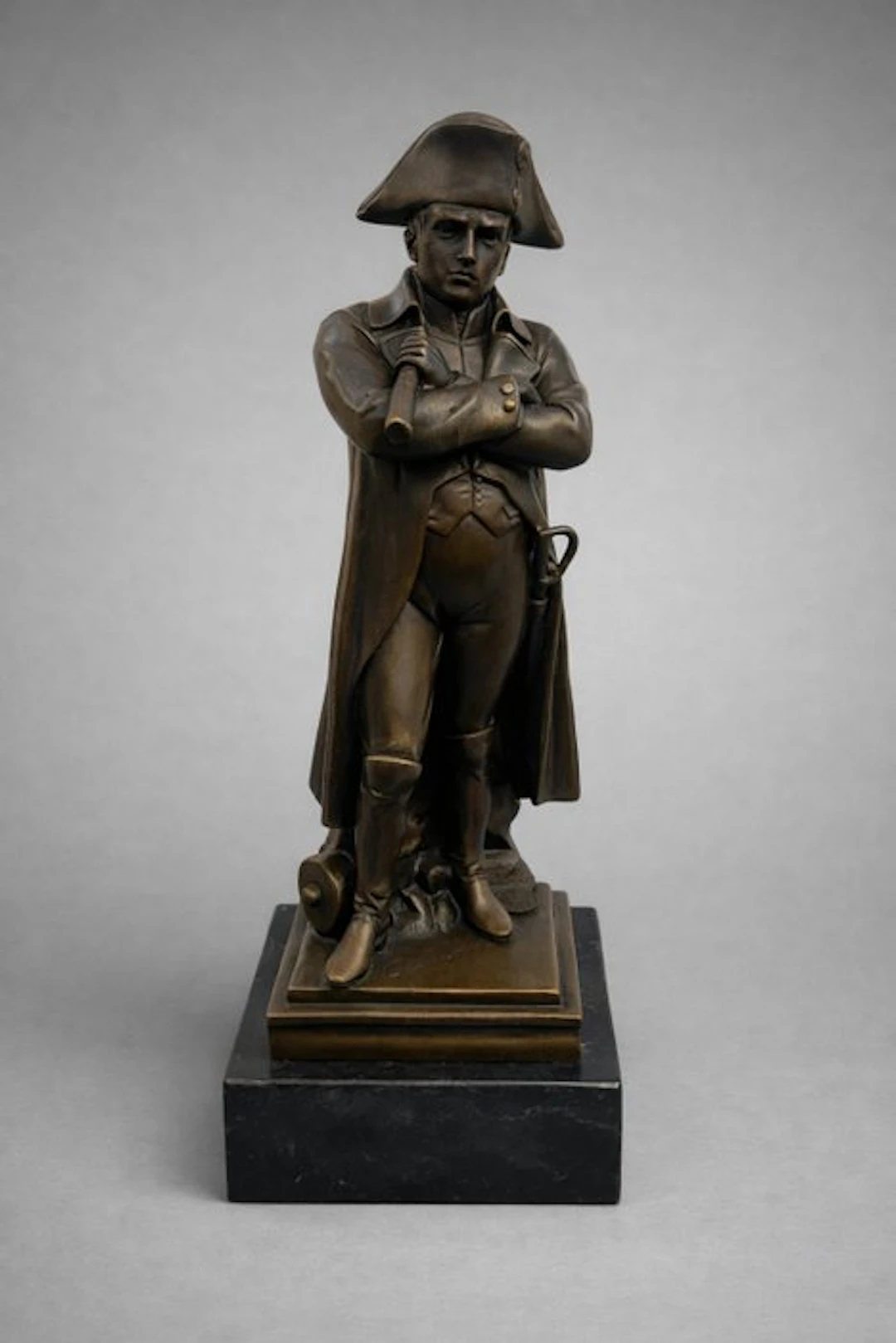 Figure - Émile Guillemin after - A bronze statue of Napoleon Bonaparte