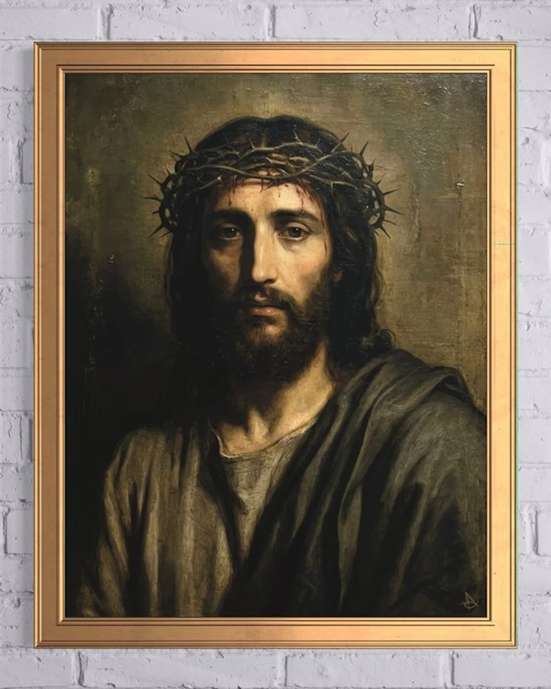 Andsal - Jesus Le Roi de douleur Canvas Special Limited Edition 1/1 w/COA