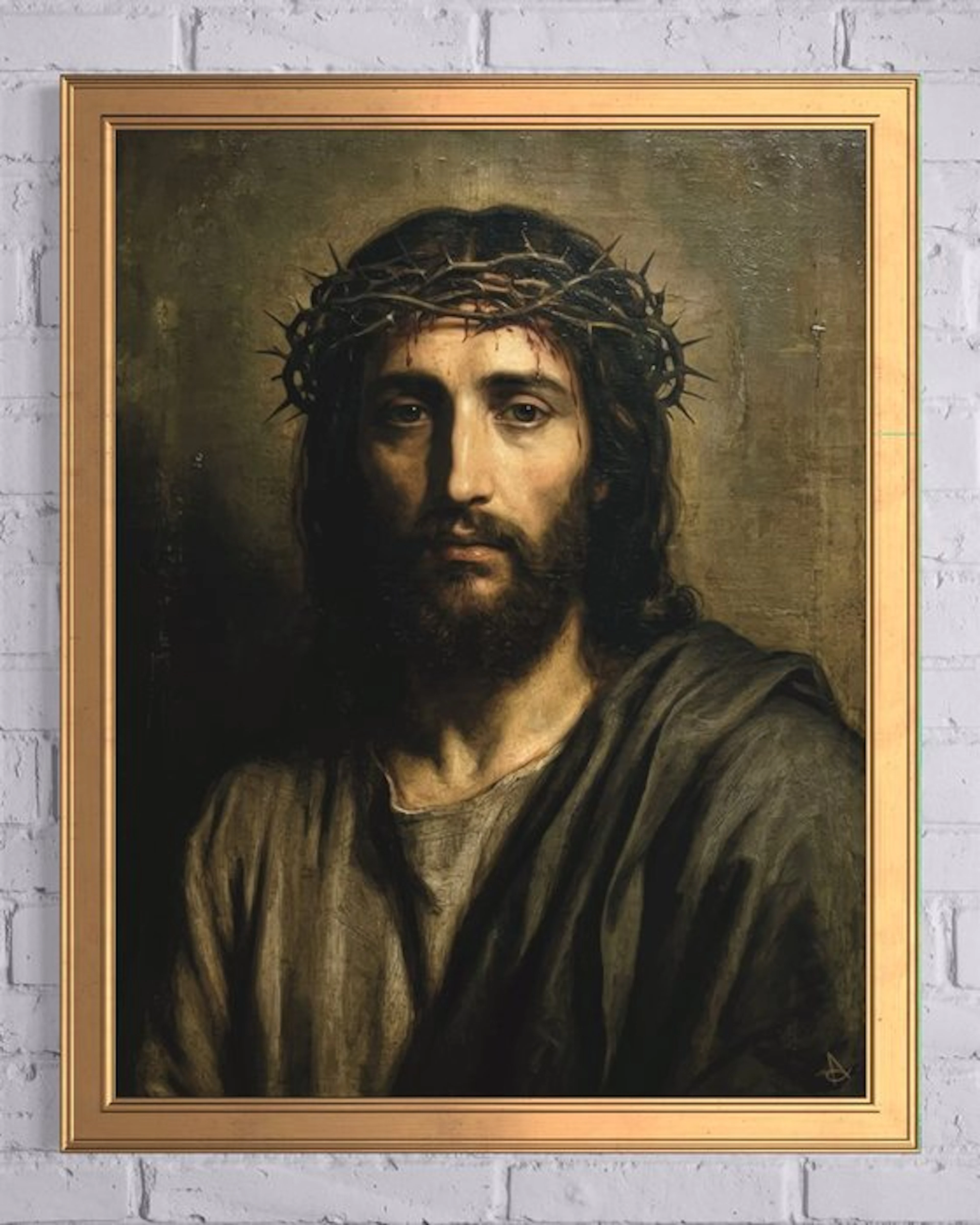 Andsal - Jesus Le Roi de douleur Canvas Special Limited Edition 1/1 w/COA