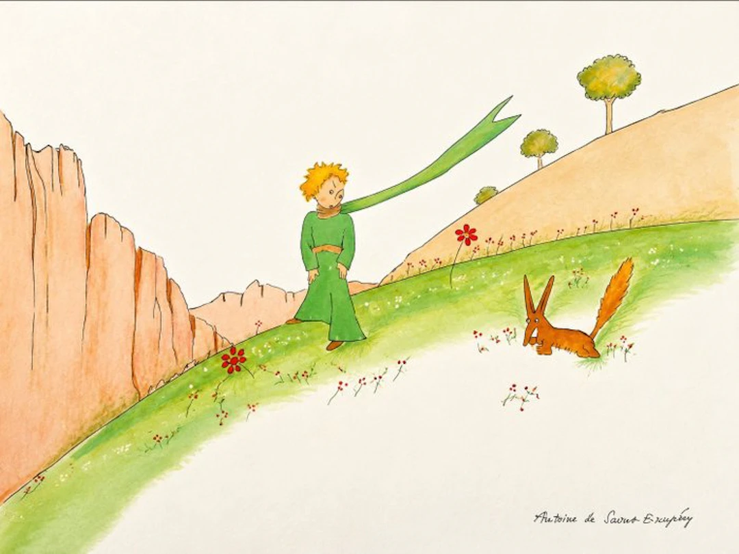 Antoine de Saint-Exupéry - Le Petit Prince et le renard