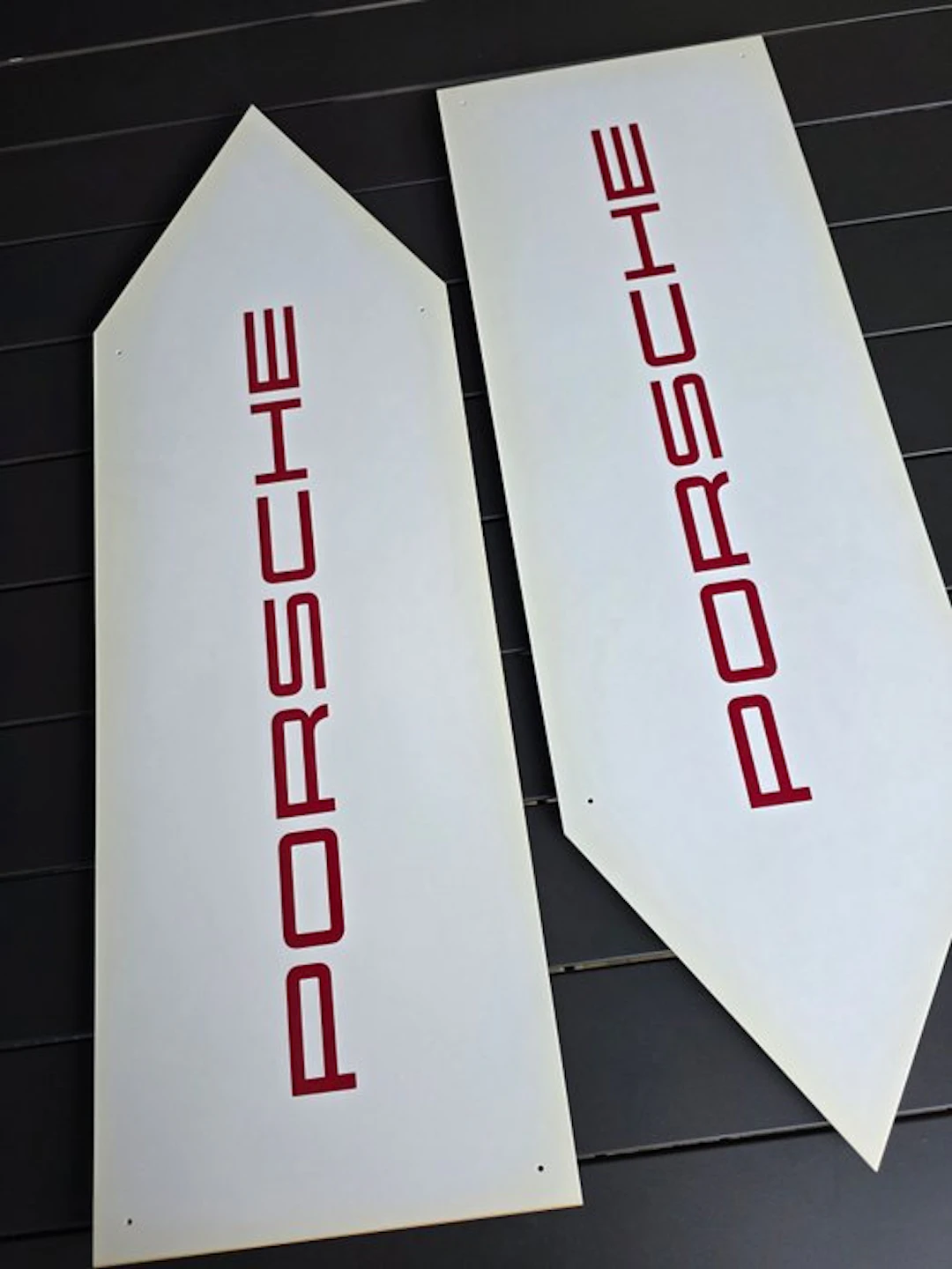 Porsche - Professional event signage – double-sided –...