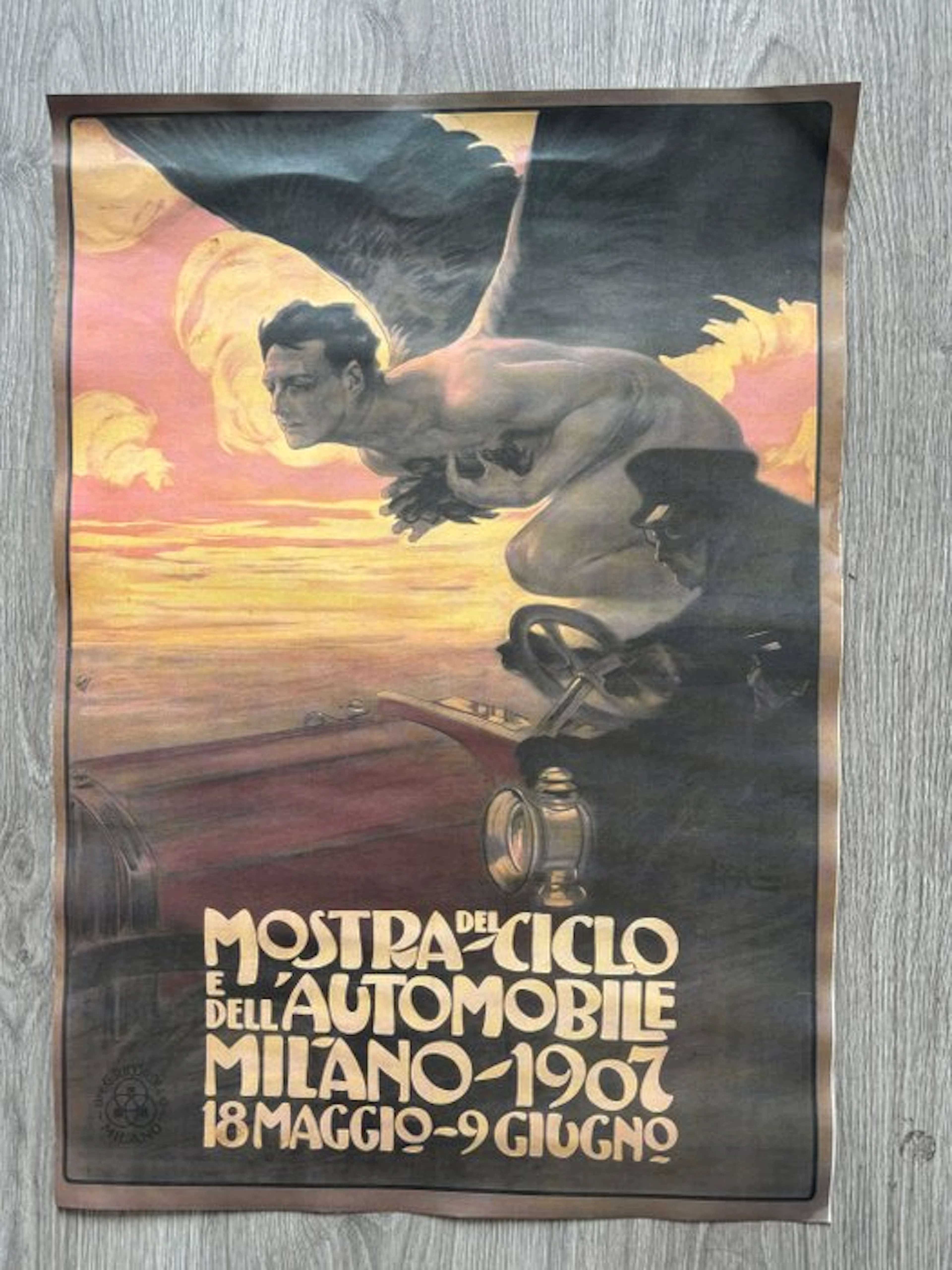 Leopoldo Metlicovitz - Mostra del Ciclo e dell’Automobile...
