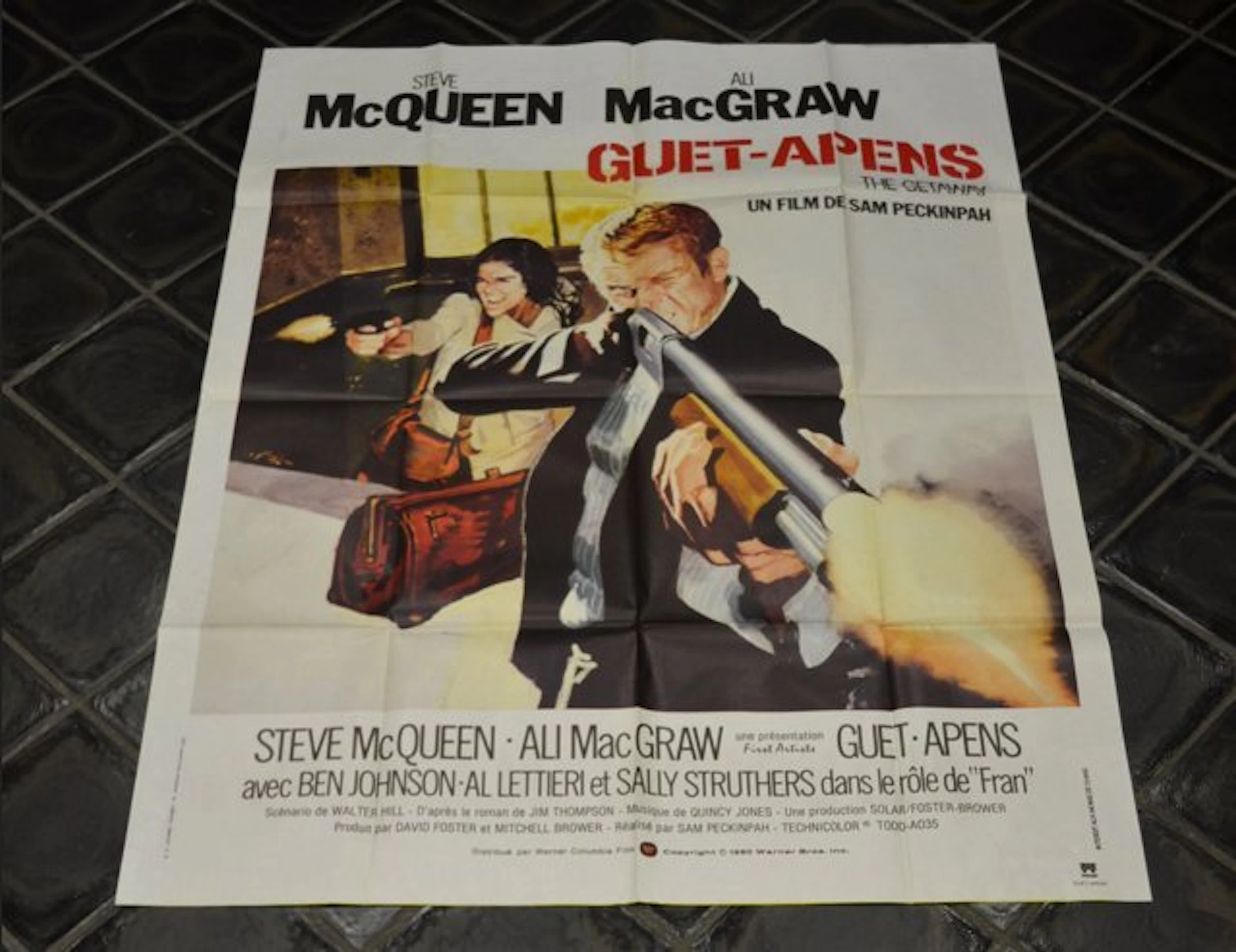 The Getaway - Steve McQueen - French Grande 160x120 cm - GUET-APENS