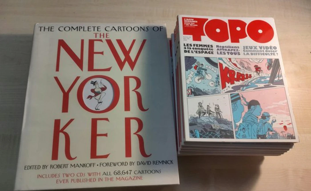 Robert Mankoff (Hrsg.) - Comic & Cartoon Set: Buch "The New Yorker" (inkl