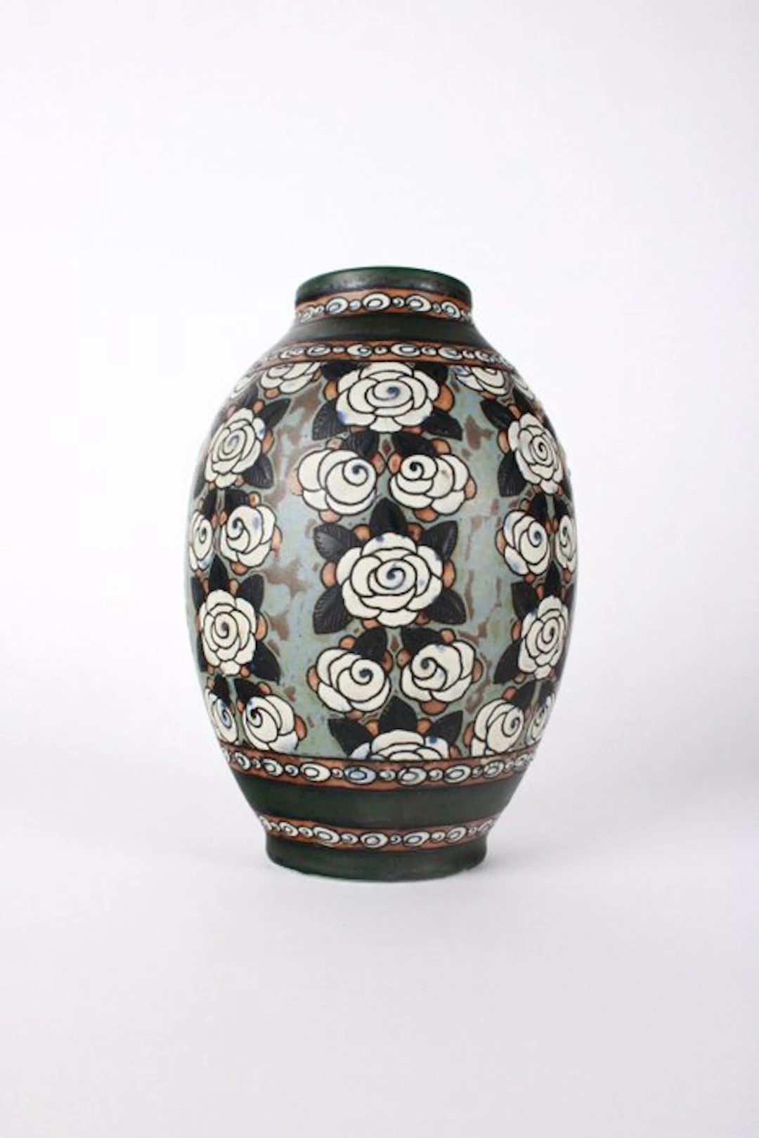 Boch Frères Keramis - Charles Catteau - Vase - D.880 - Earthenware