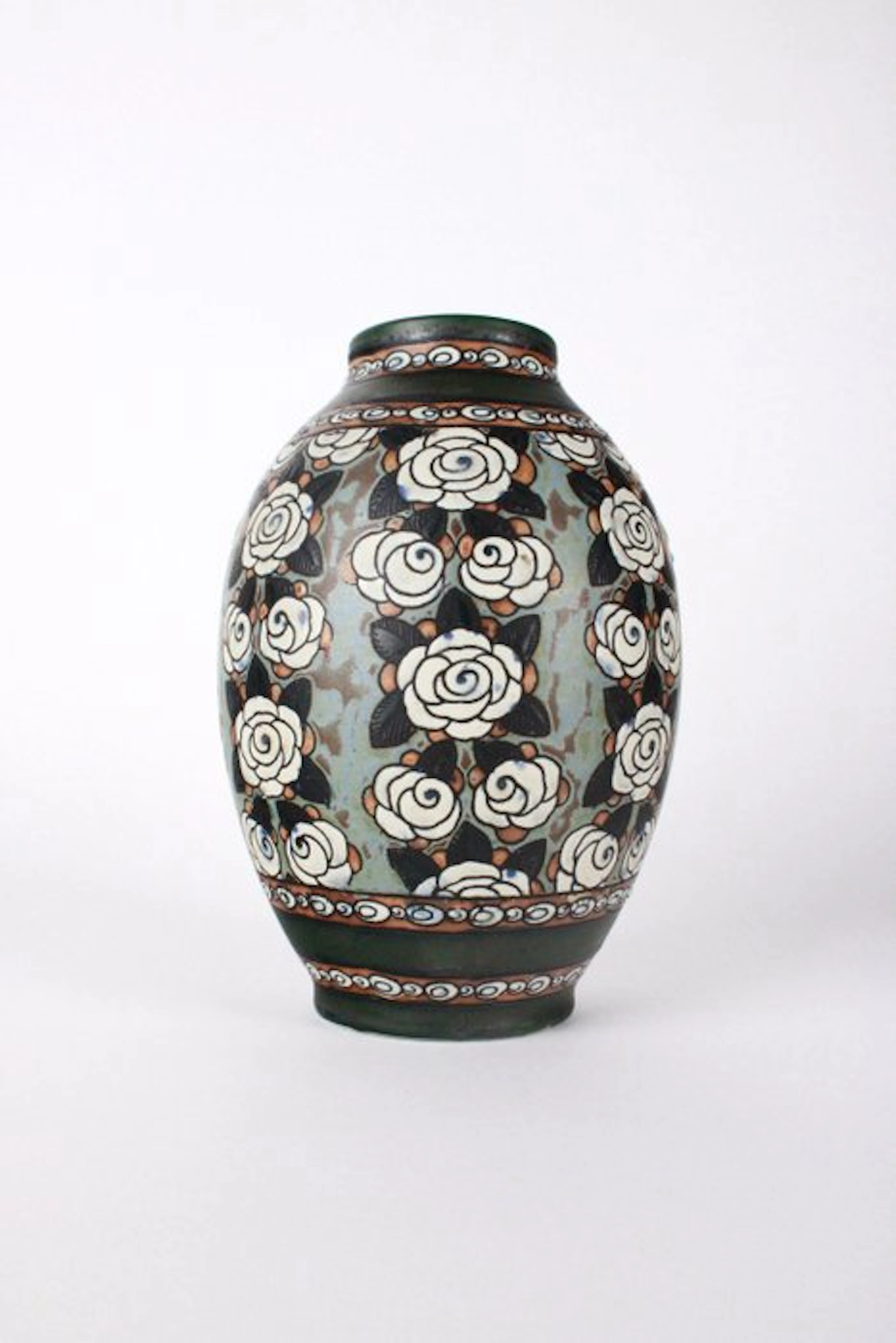 Boch Frères Keramis - Charles Catteau - Vase - D.880 - Earthenware