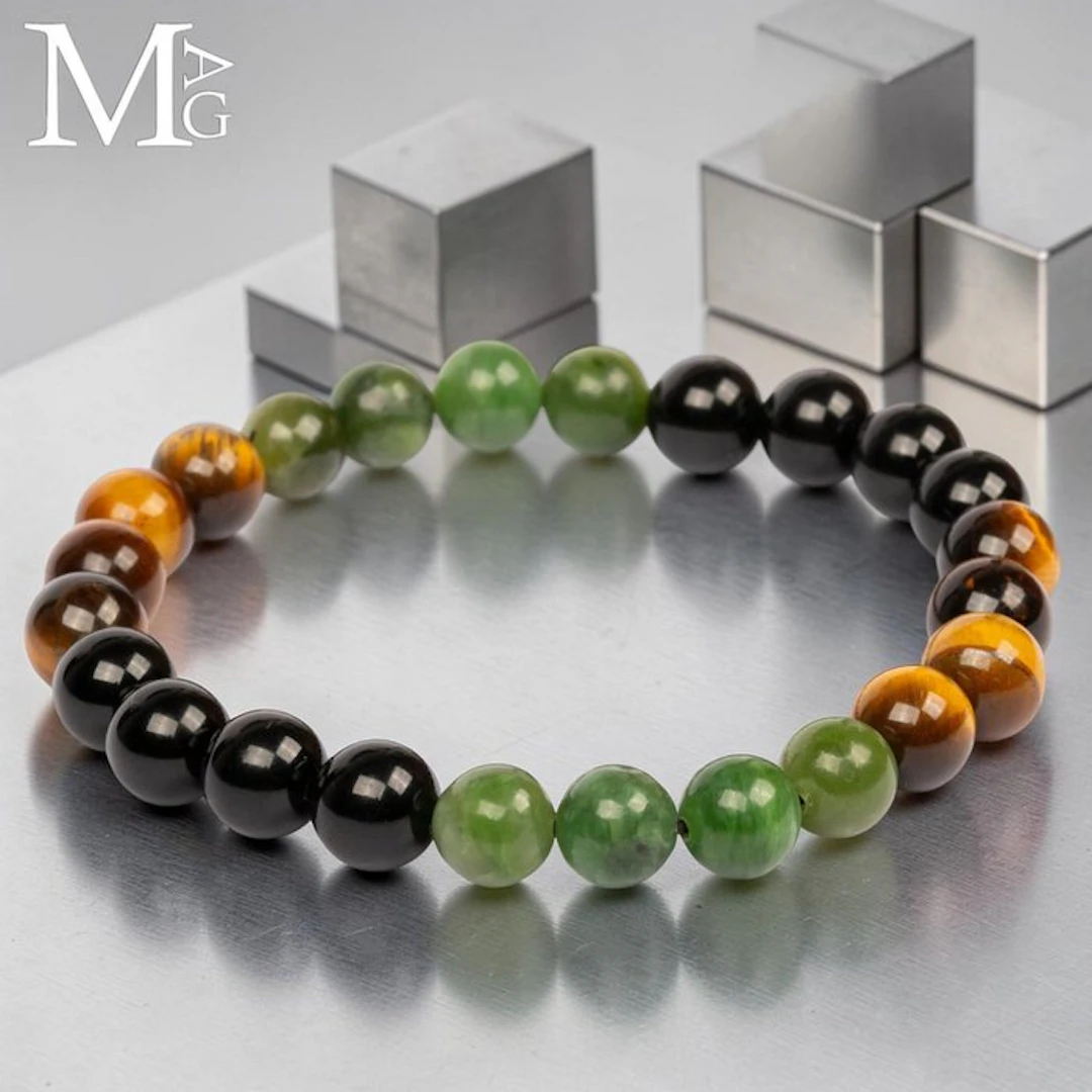 Elastic Bracelet with Jade