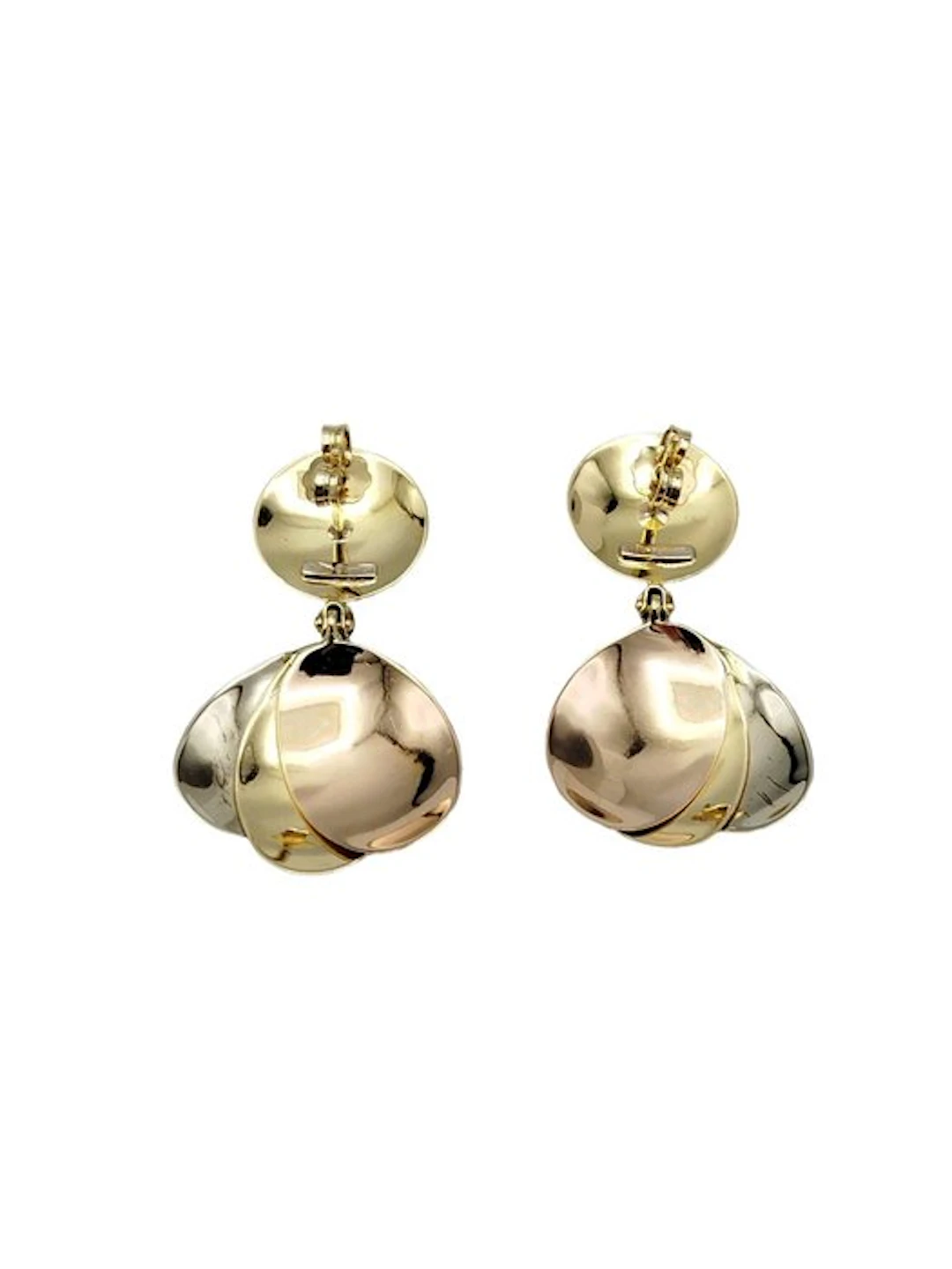 Earrings - 18 kt. Yellow gold, White gold, Rose gold