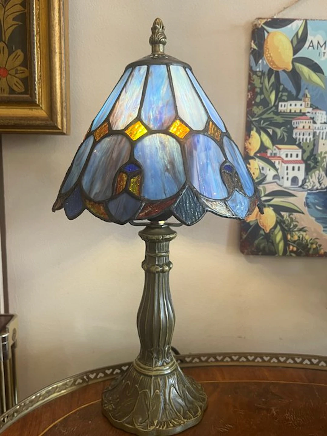 Buffet table lamp - Stained glass