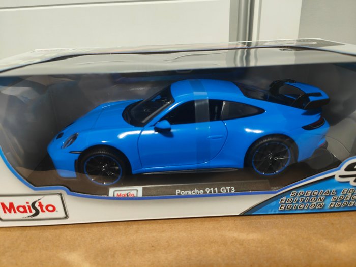 Maisto 1:18 - Coche deportivo a escala - Porsche 911 GT3