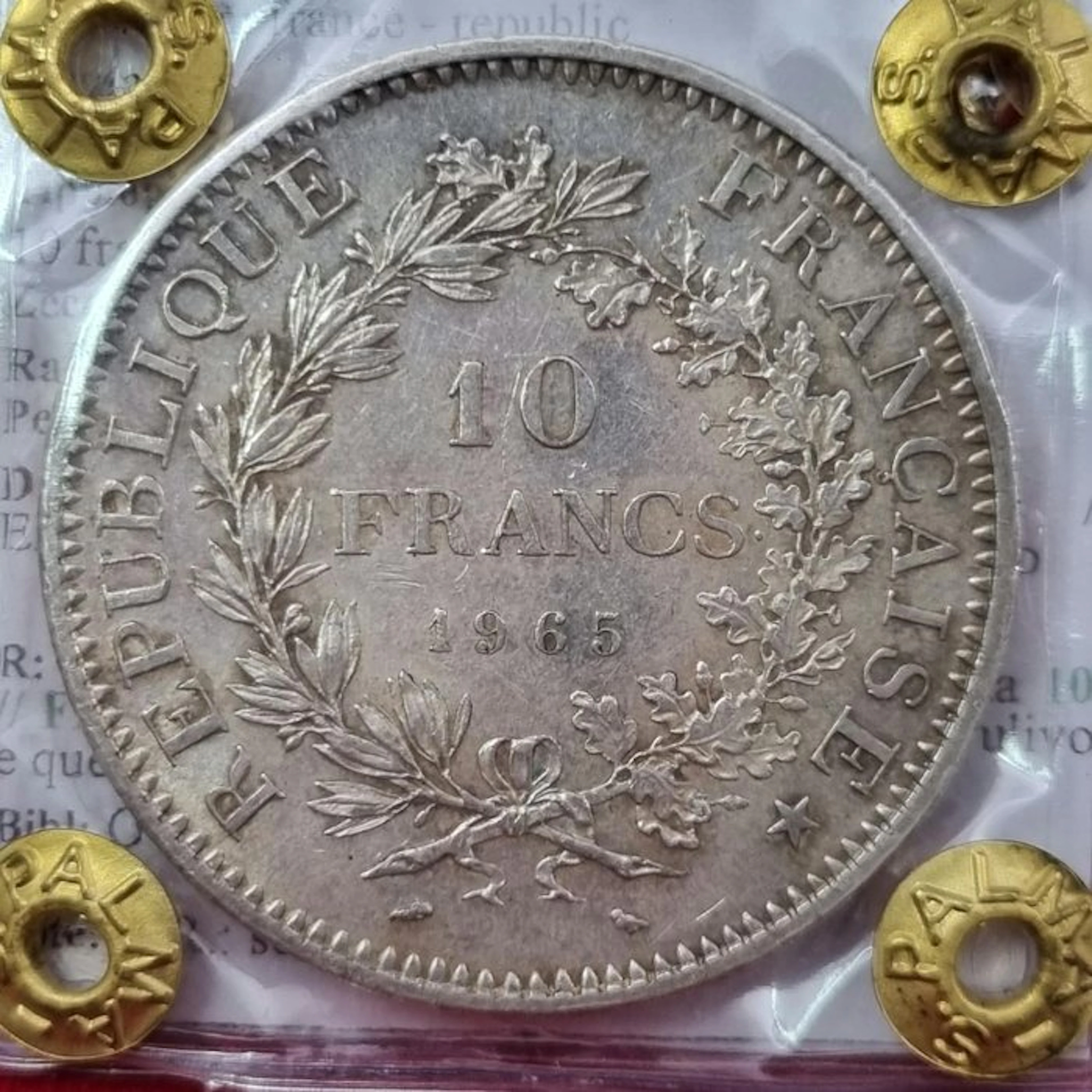 France. Ve République. 10 Francs 1965 (No reserve price)