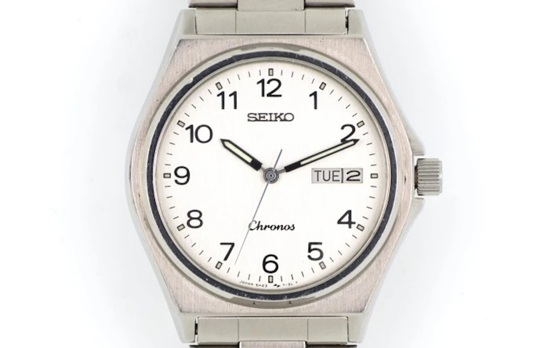 Seiko - Chronos Quartz Day-Date - No reserve price...