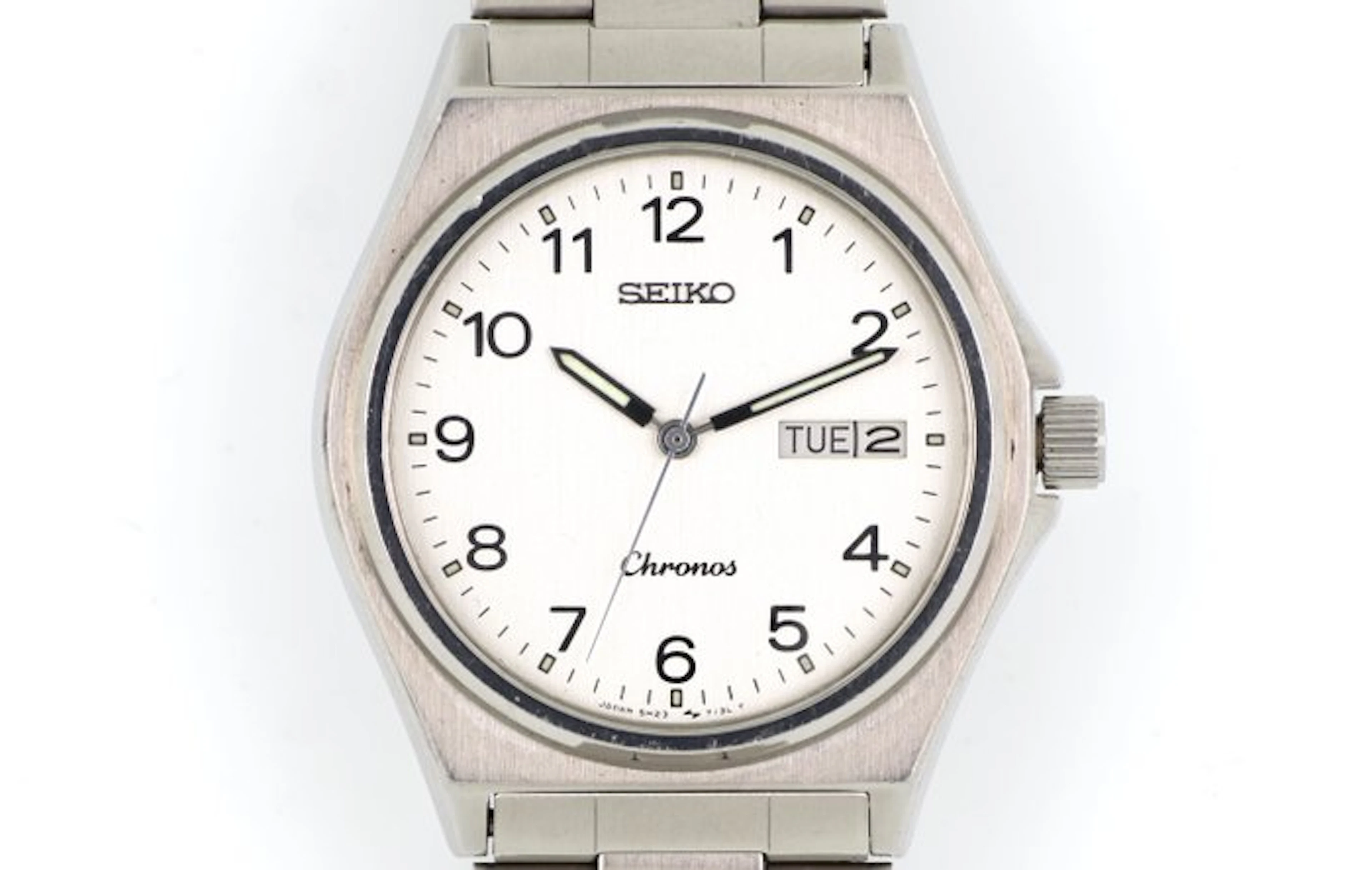Seiko - Chronos Quartz Day-Date - No reserve price...