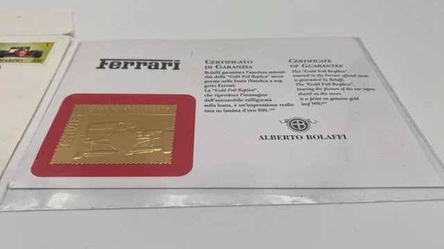 stamp - Ferrari - NQA827 Francobollo Bolaffi Ferrari - 1985