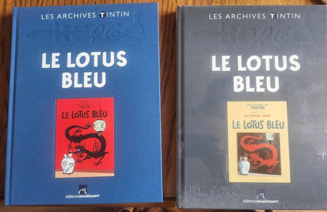 Les Archives Tintin - Le Lotus Bleu - 2 Album - Reprint