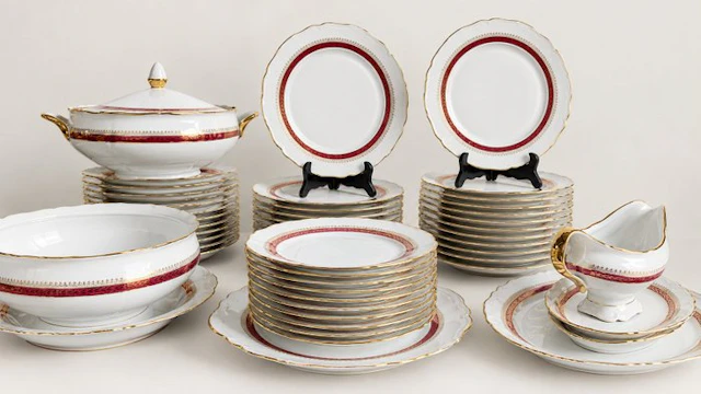 Exclusivité – Porcelaine de Sologne - Dinner set (54) - Art de Table