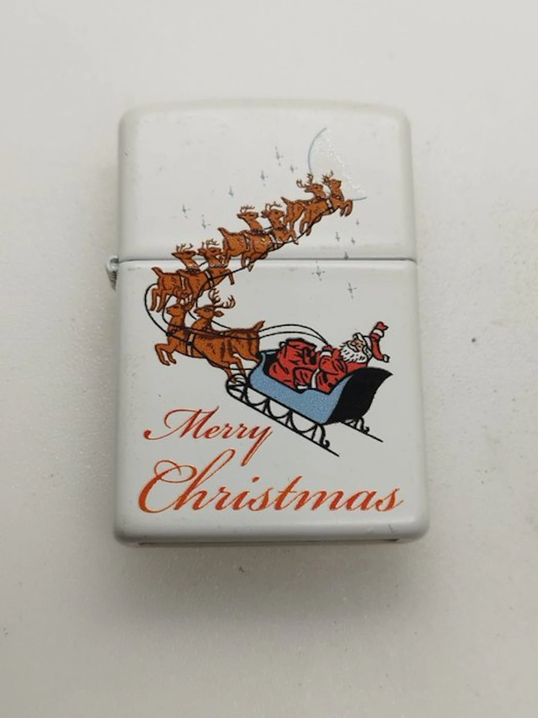 Zippo Merry Christmas with Santa 2009 - No reserve price - Lighter - Steel