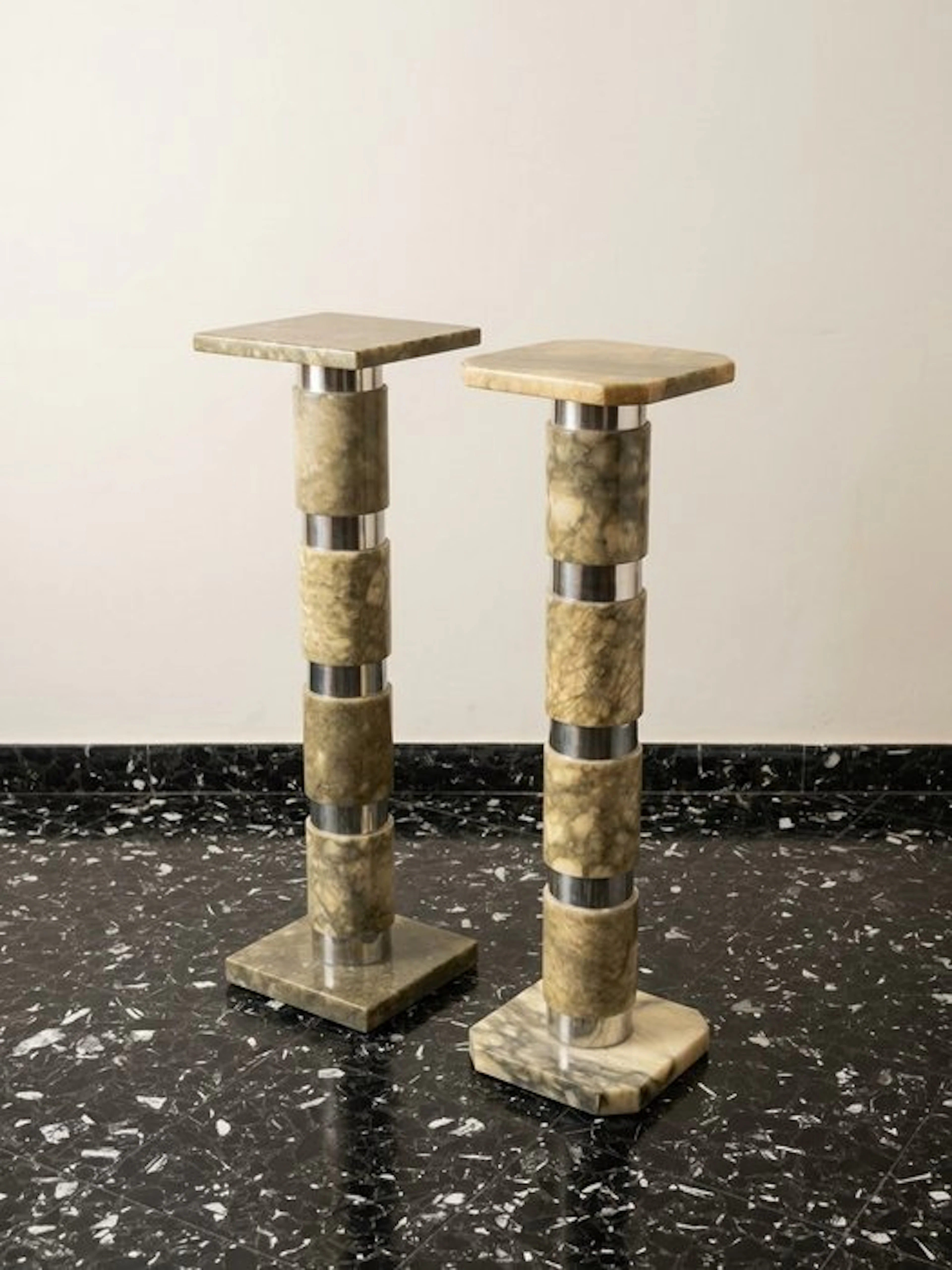 Mid-century modern Column (2) - 1970-1980 - PAIR OF COLUMNS