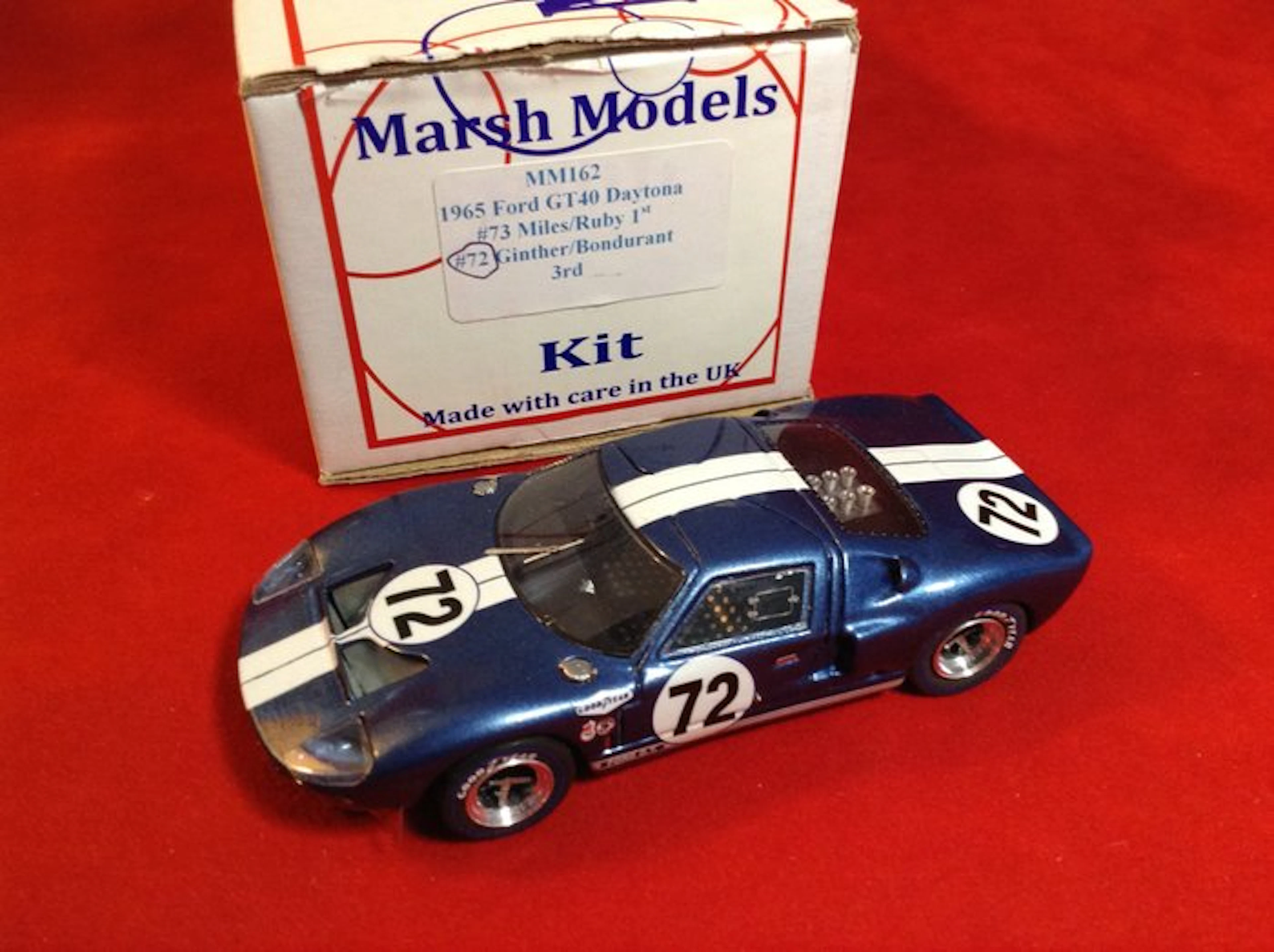 Marsh Models - Thundersport - made in England 1:43 - Model race car - ref