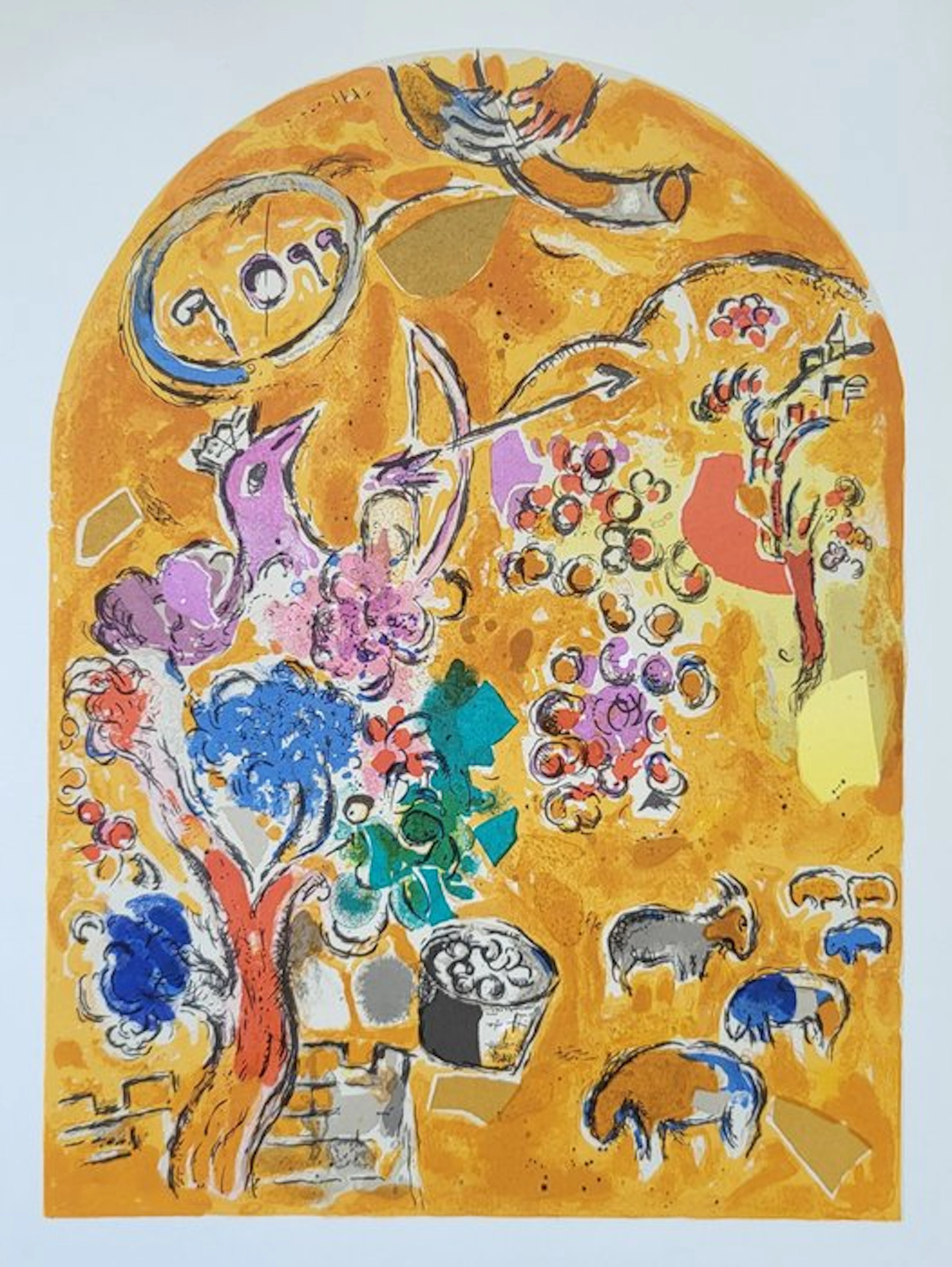 Marc Chagall (1887-1985) - JOSEPH pour Vitraux de Jérusalem, 1962