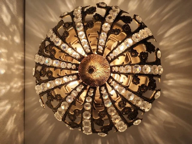 Ceiling lamp - Elegant ceiling light fixture in Empire / Art Nouveau style