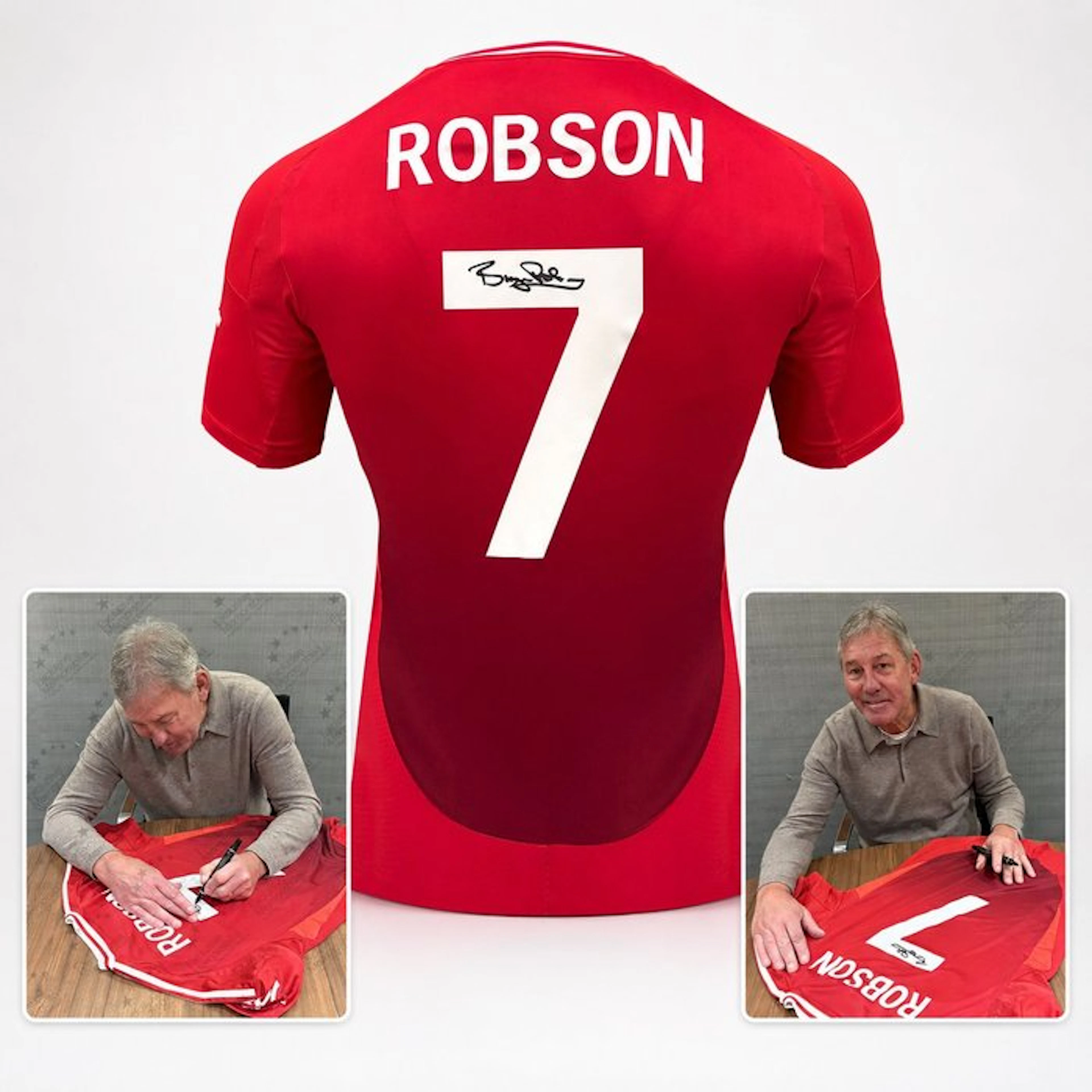 Manchester United - Premier League - Bryan Robson - Football jersey