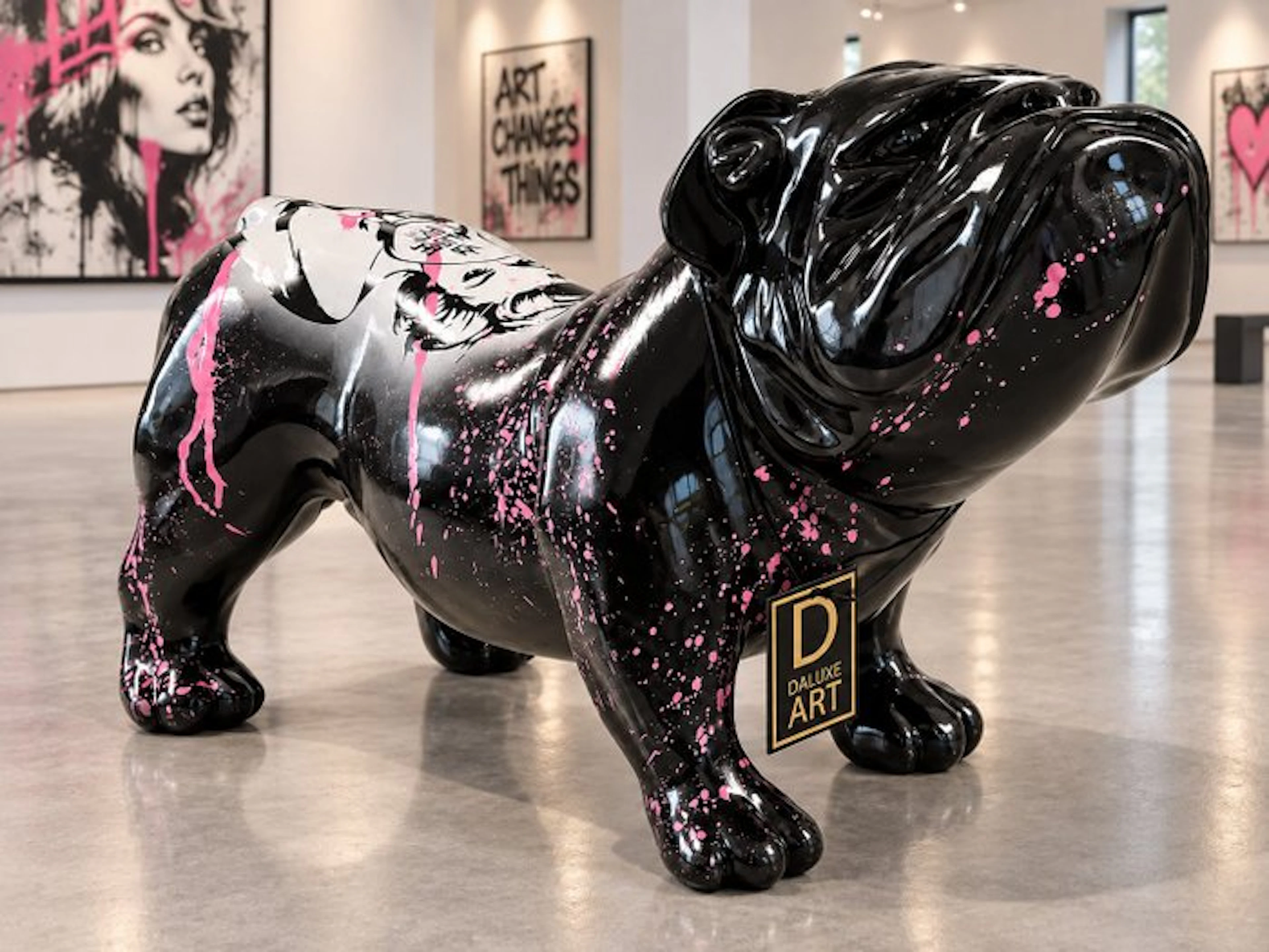 Daluxe Art - 1999 • MMA Boxing Marilyn Monroe Dog – 60cm