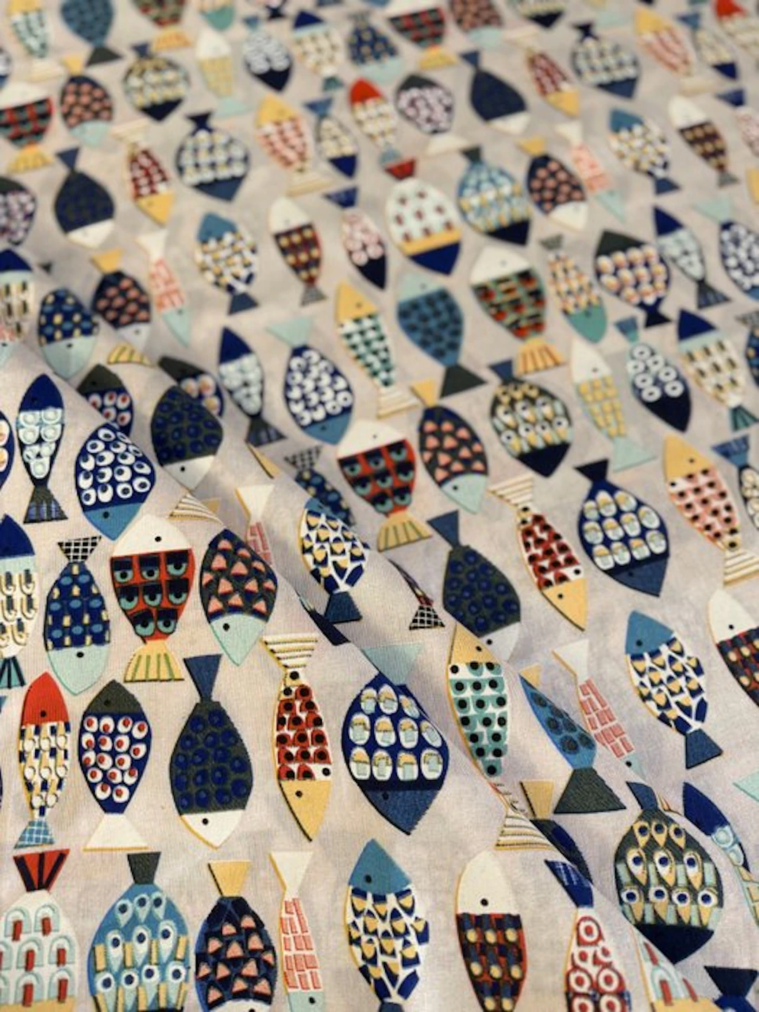 Optical Space Age fabric
