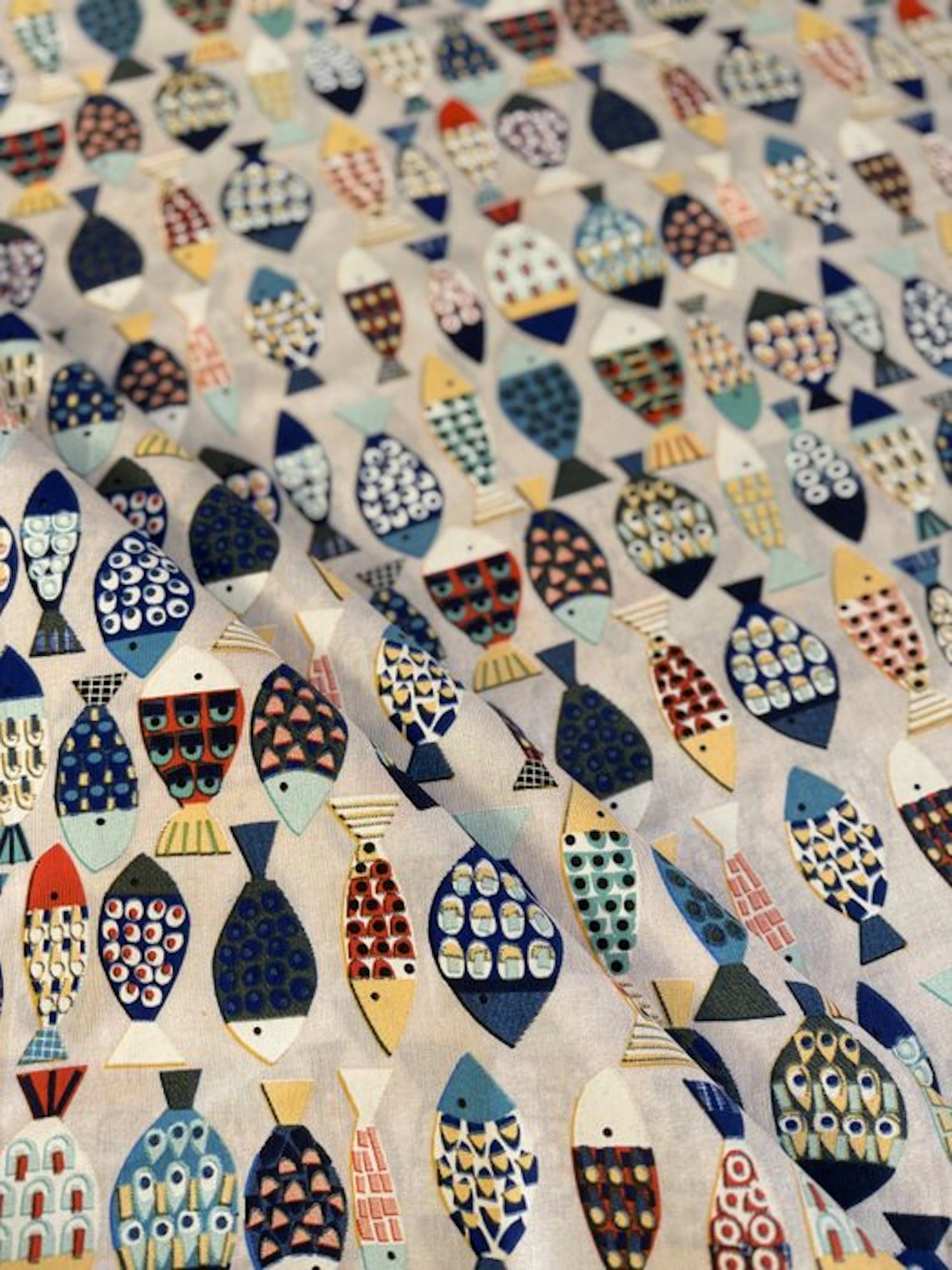 Optical Space Age fabric