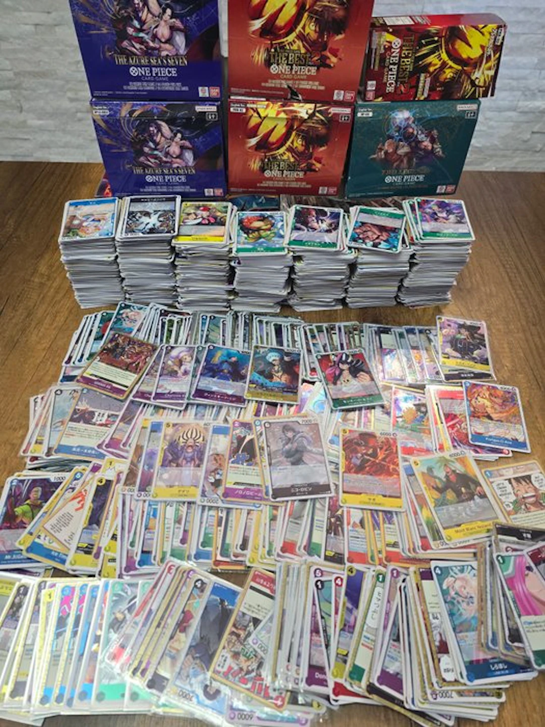 Bandai - 2200 Bulk cards - One Piece Foil